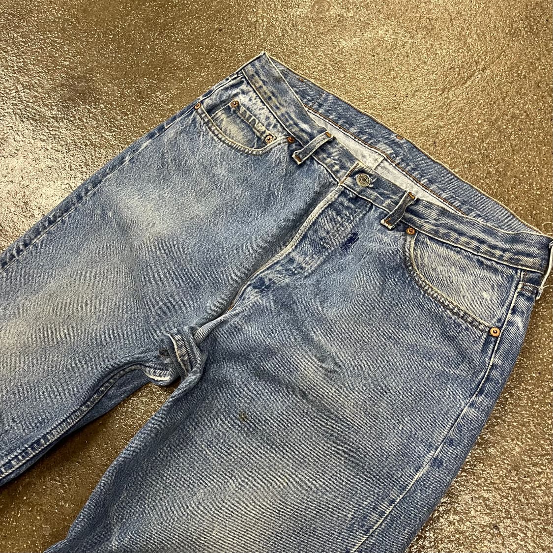 80s USA 리바이스501 데님 팬츠 (34“) 상품이미지2