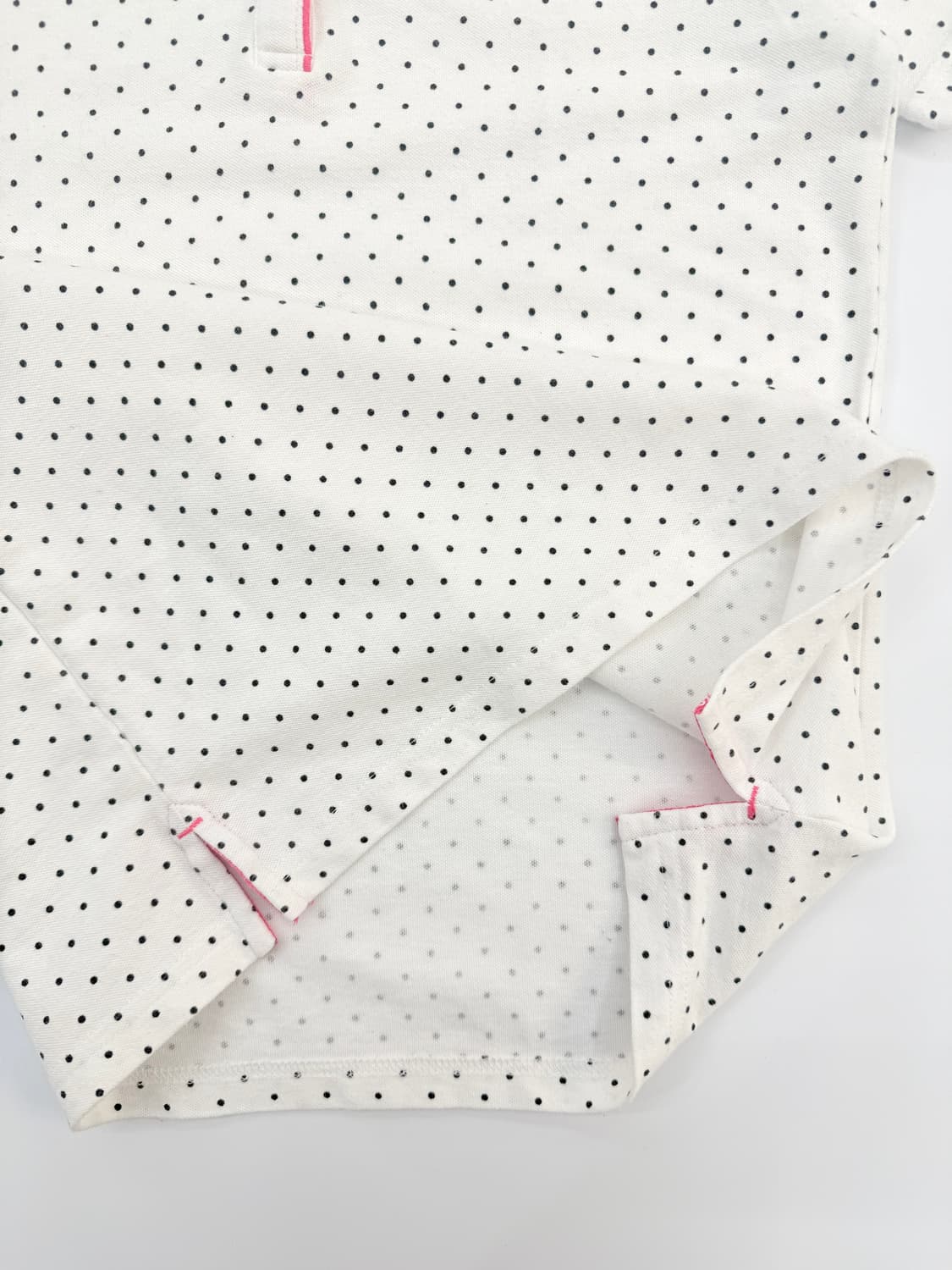 빈티지 MICHIKO LONDON 핑크 도트 카라티 상품이미지4