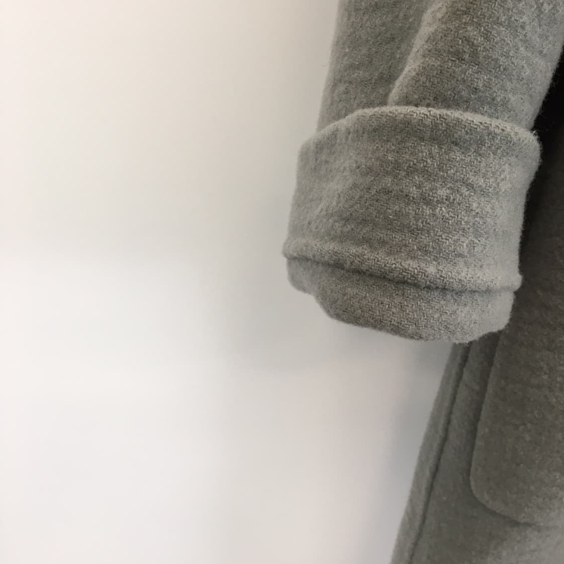 엠포리오아르마니 그레이 울 코트 66 오버 아웃포켓  상품이미지3