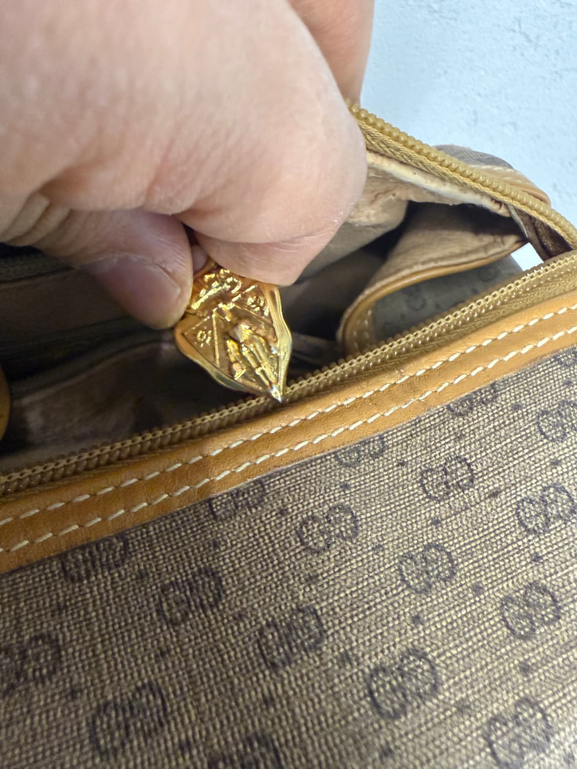 구찌 빈티지GG 패턴 탑 핸들 토트백 상품이미지9