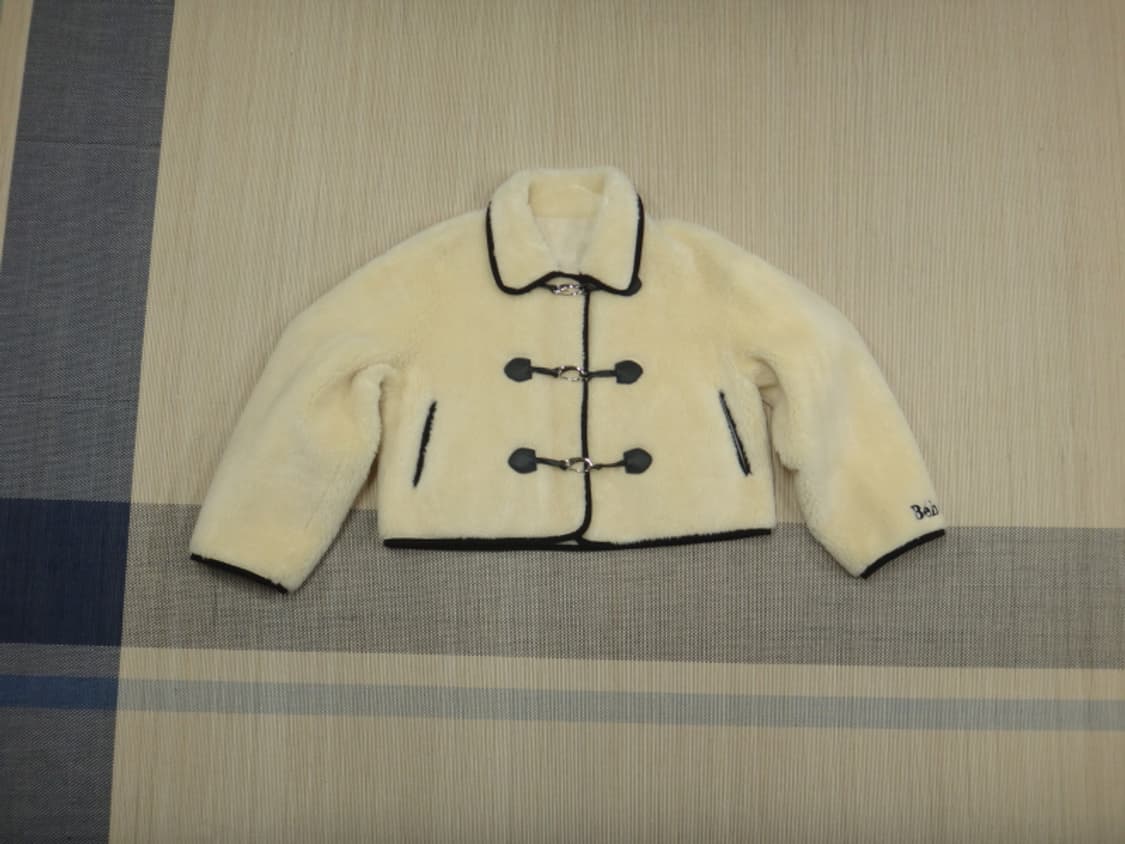 (FREE) 누아르나인 부클 양털 베베 시어링 자켓 상품이미지1