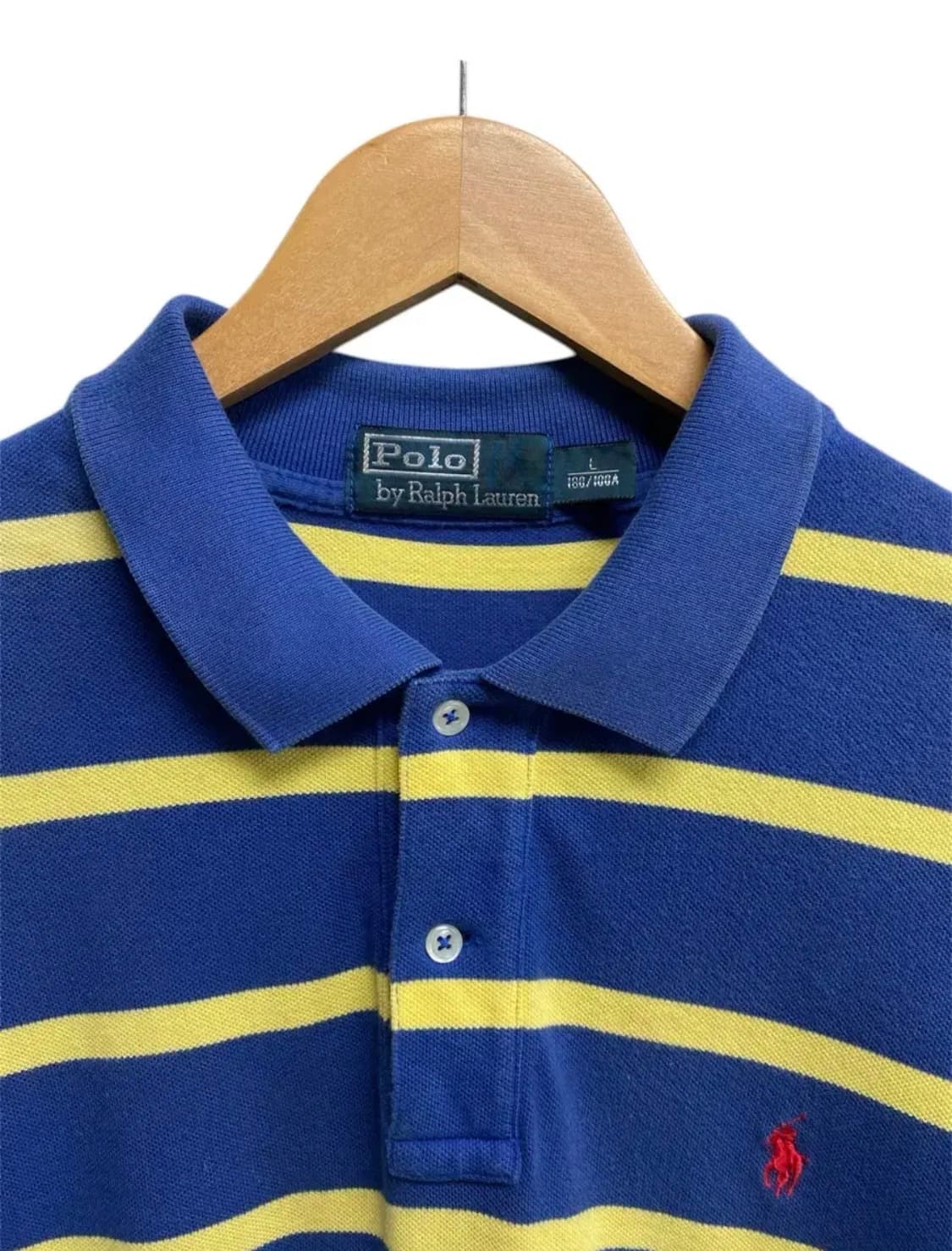 폴로 랄프로렌 스트라이프 피케 카라티 L 상품이미지4