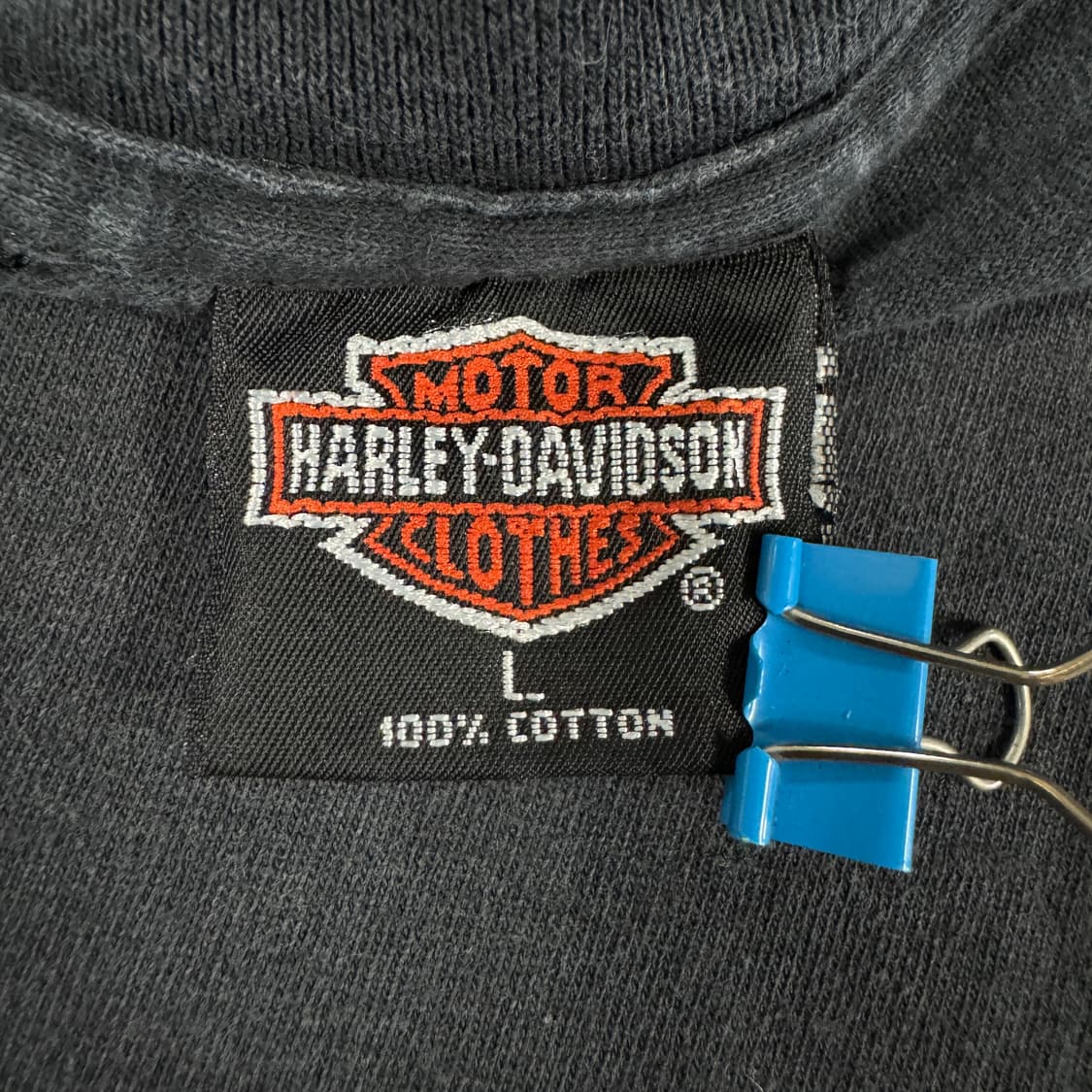 빈티지 90s Harley Davidson 할리데이비슨 포켓 로고 티셔츠 상품이미지7