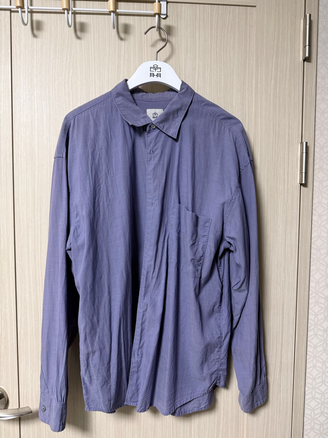 [3]폴리테루 텐코셔츠 워시드블루 초판 상품이미지1