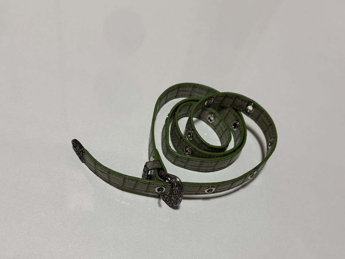 더미스테리어스호텔 미호 마이크로 벨트 백 그린 상품이미지6