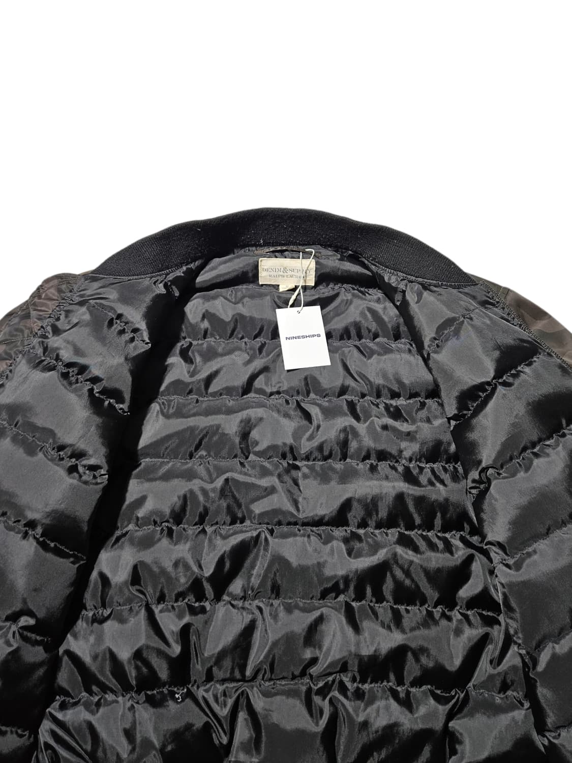 데님앤서플라이 카모 Ma-1 플라이트 자켓 M 덕다운 패딩 상품이미지4