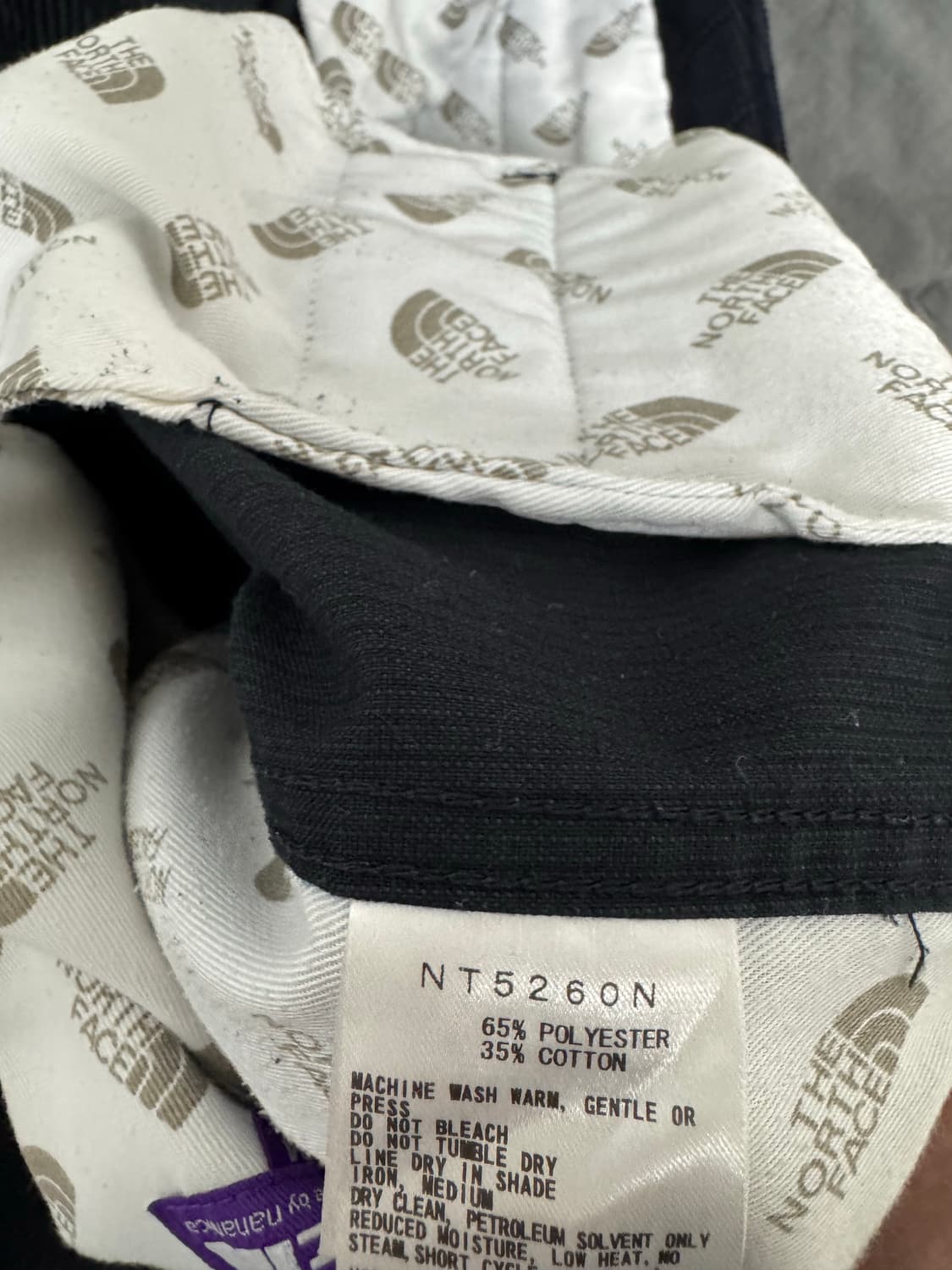 노스페이스 퍼플라벨 코듀로이 카고 팬츠 블랙 NT5260N 상품이미지5