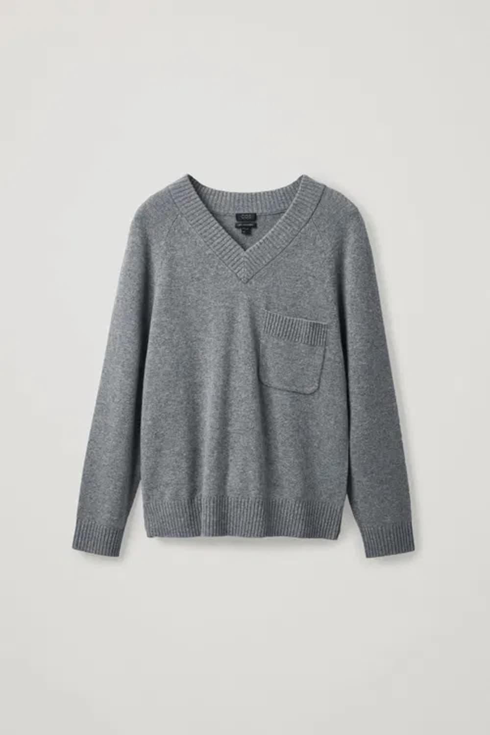 [L] cos 코스 캐시미어100% 브이넥 니트 상품이미지1