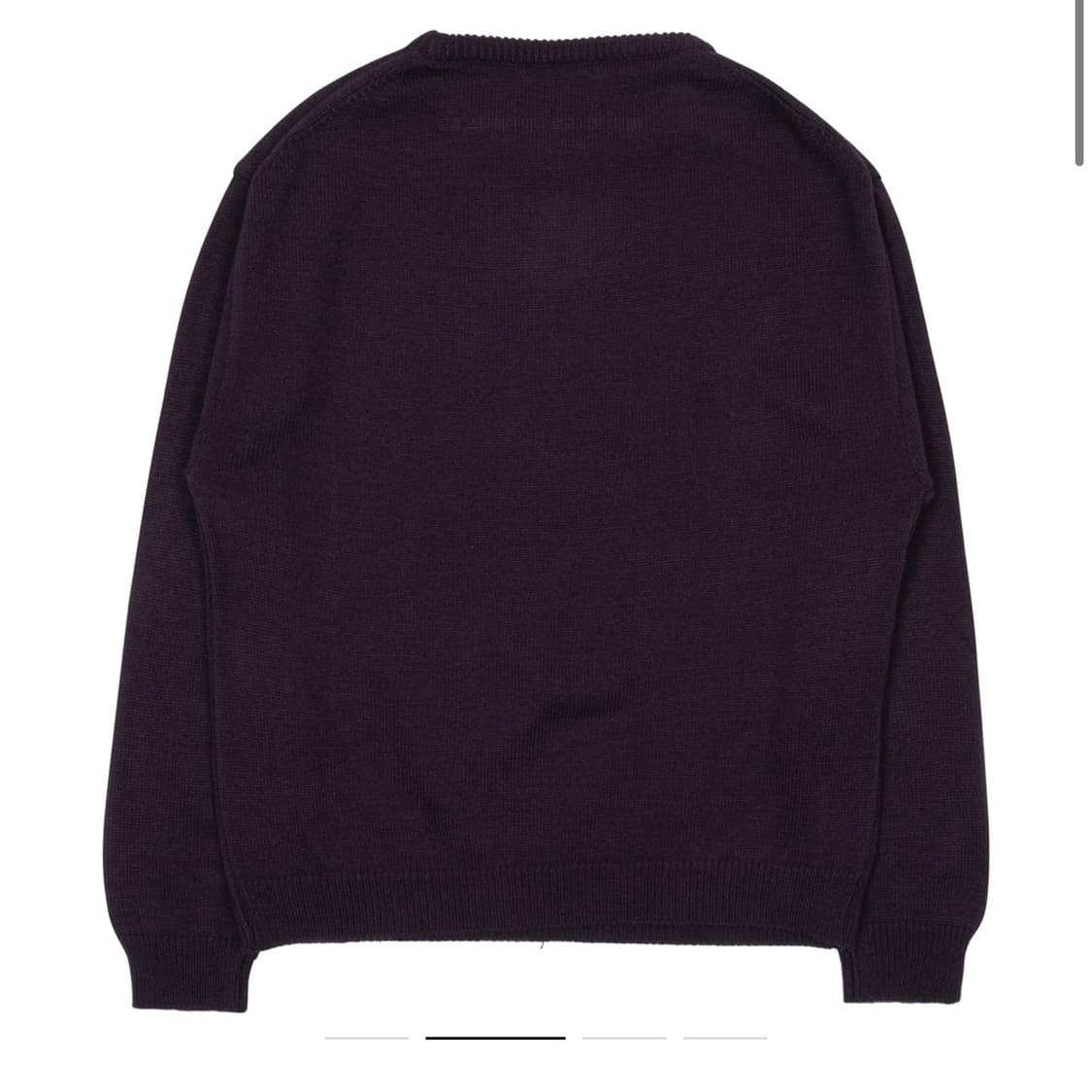 더콜디스트모먼트 미니 로고 니트 퍼플 L 상품이미지2