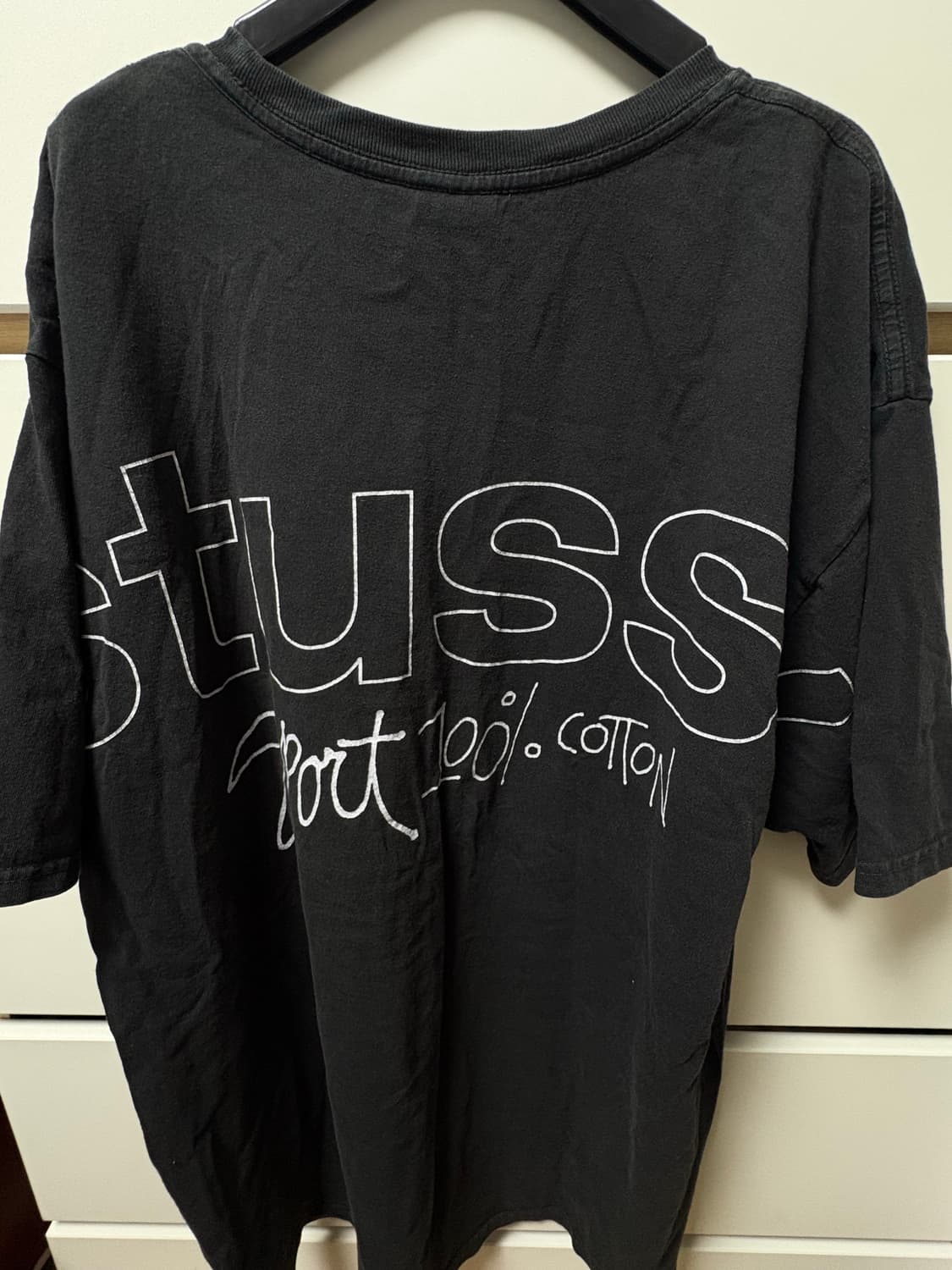 스투시 티셔츠 블랙 L size 상품이미지3