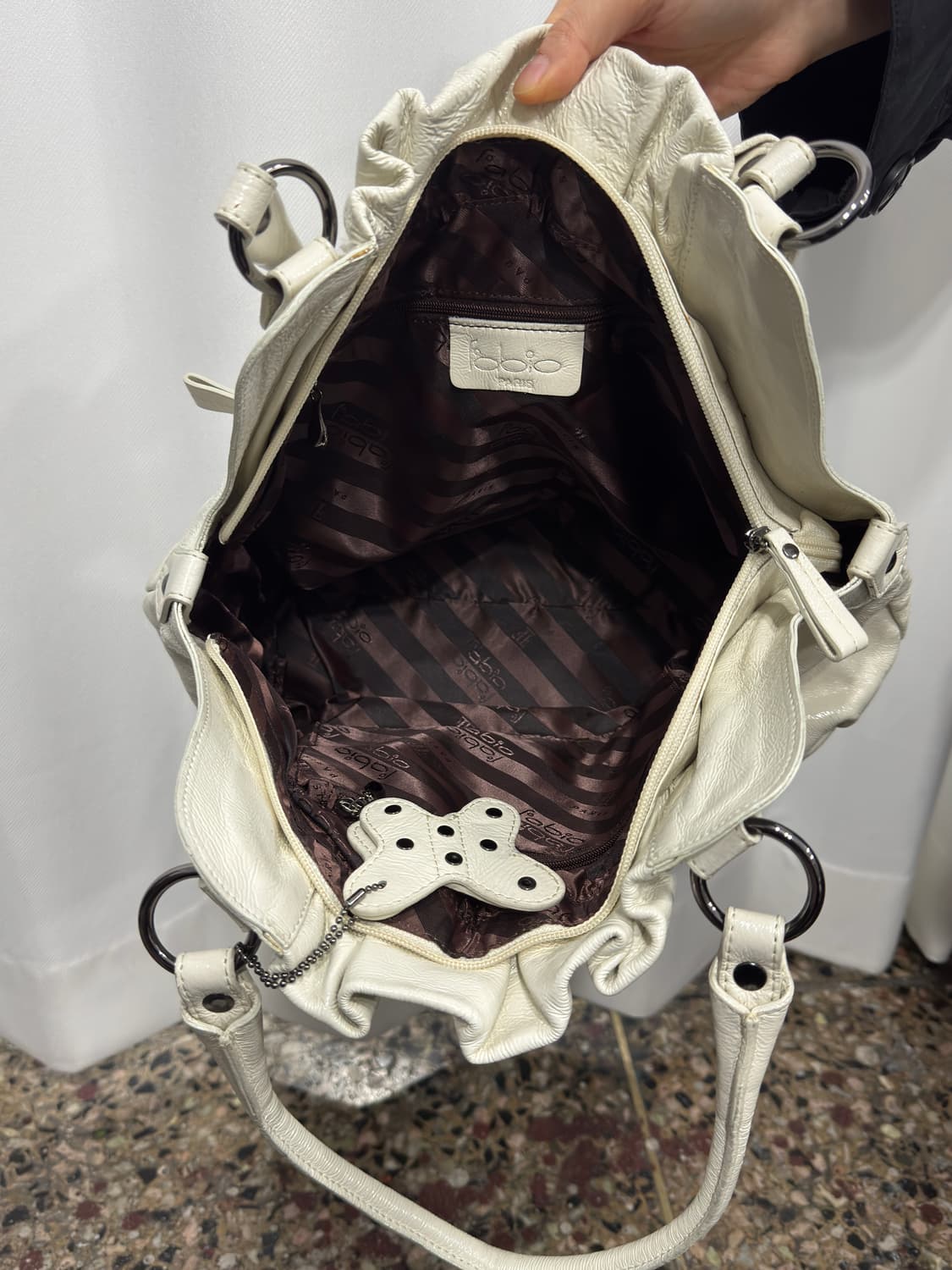 white leather shoulderbag 상품이미지7