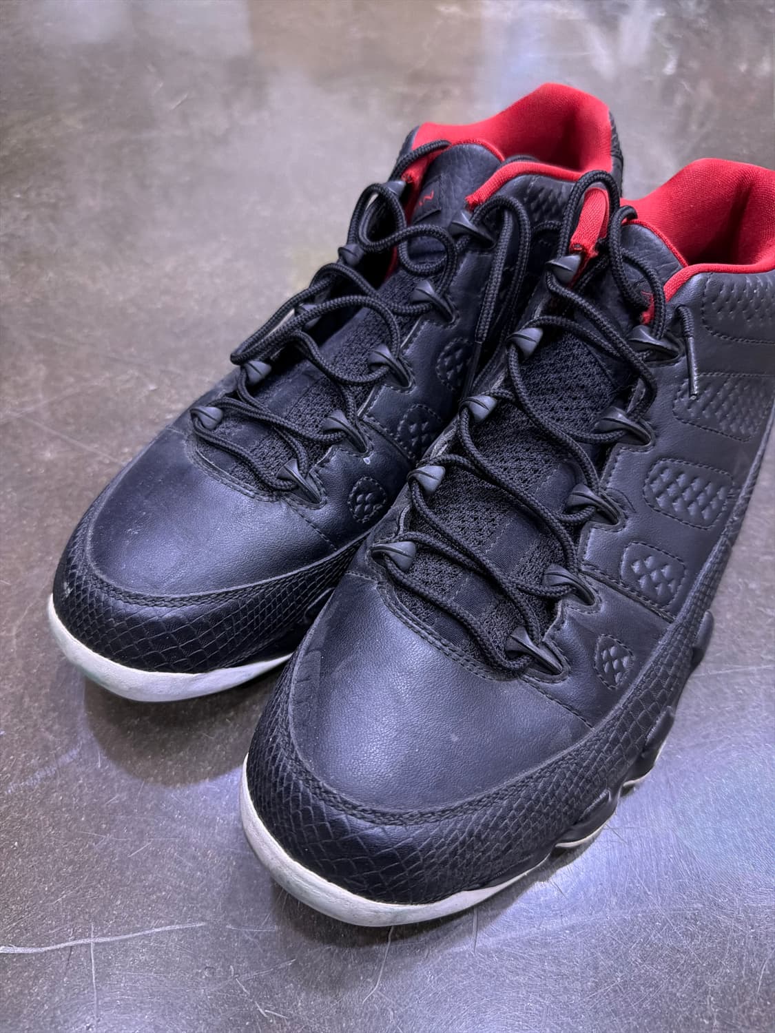 조던 에어조던 9 레트로 로우 블랙/레드 브레드 280 상품이미지3