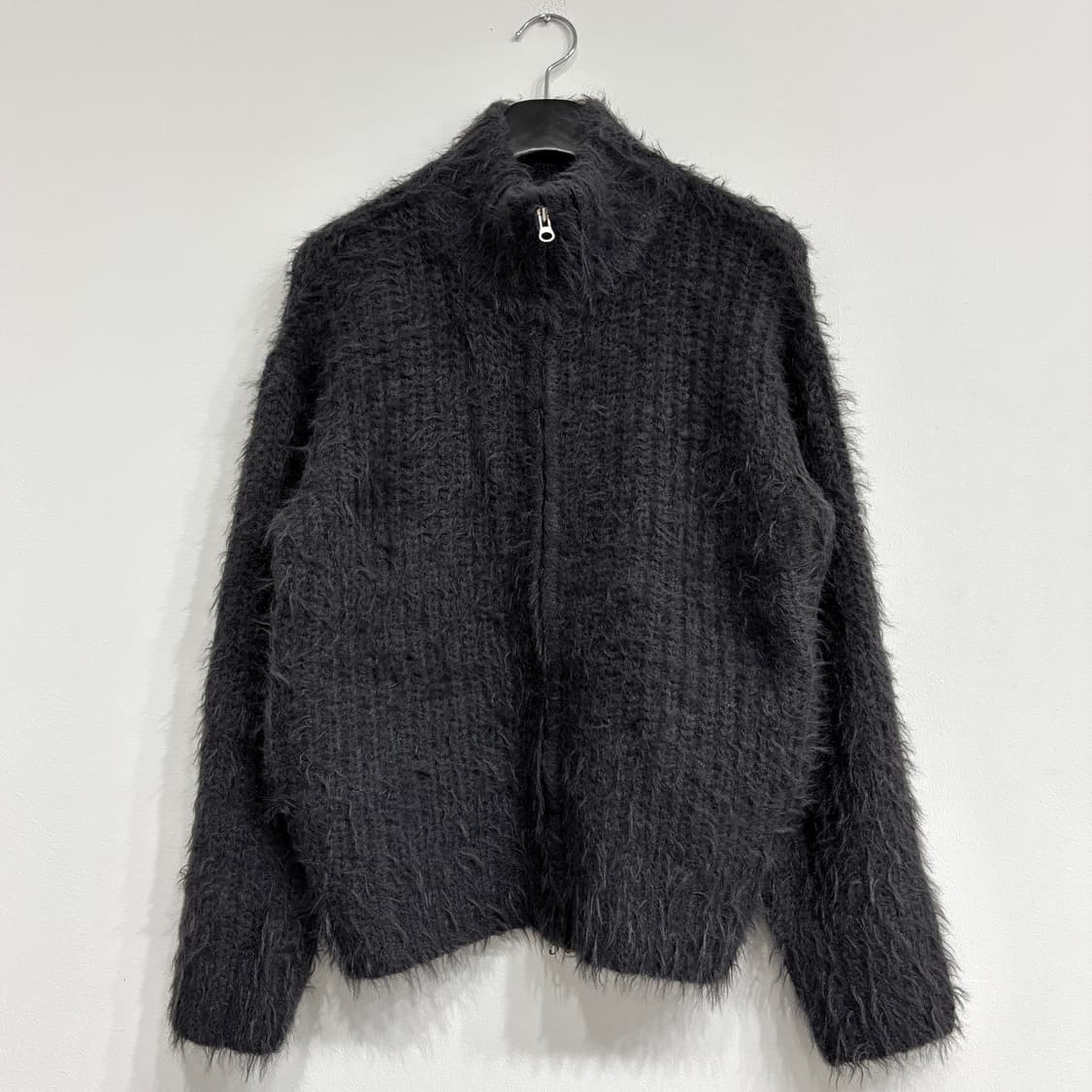 [새상품] 모헤어 니트집업 상품이미지1