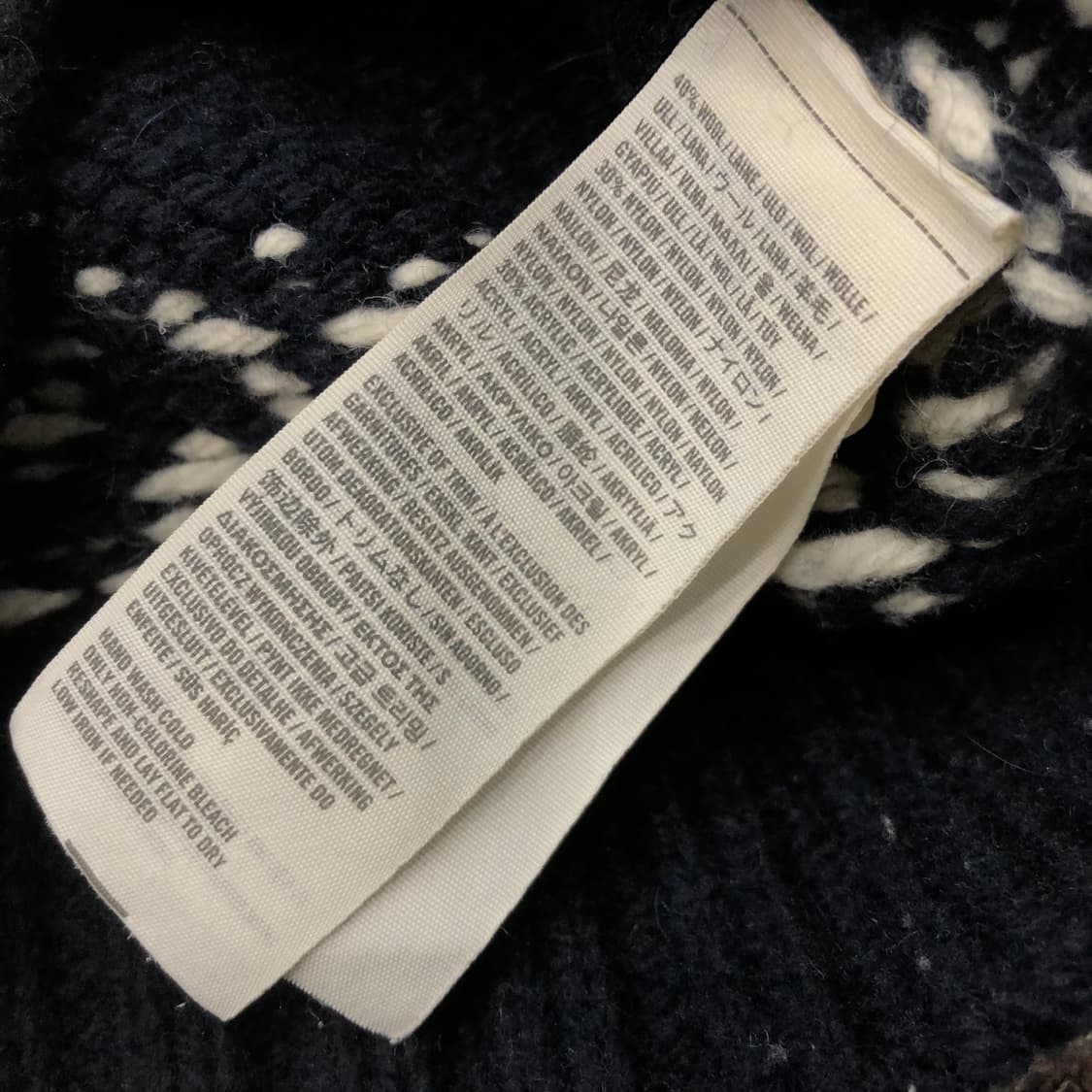 S 아베크롬비 사슴 하트 패턴 가디건 상품이미지6