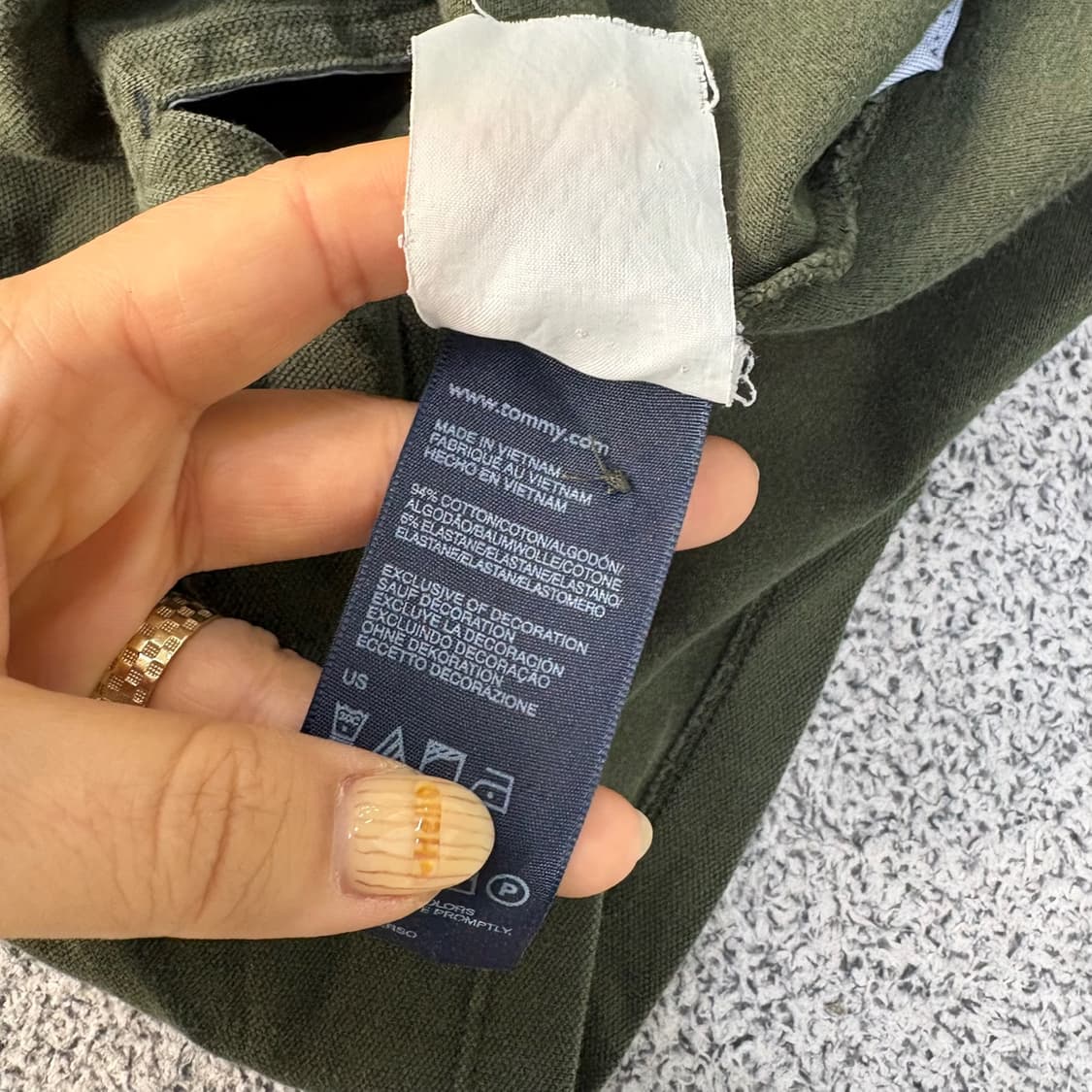 M 타미힐피거 여성 반팔 카라 티셔츠 0413J 상품이미지4