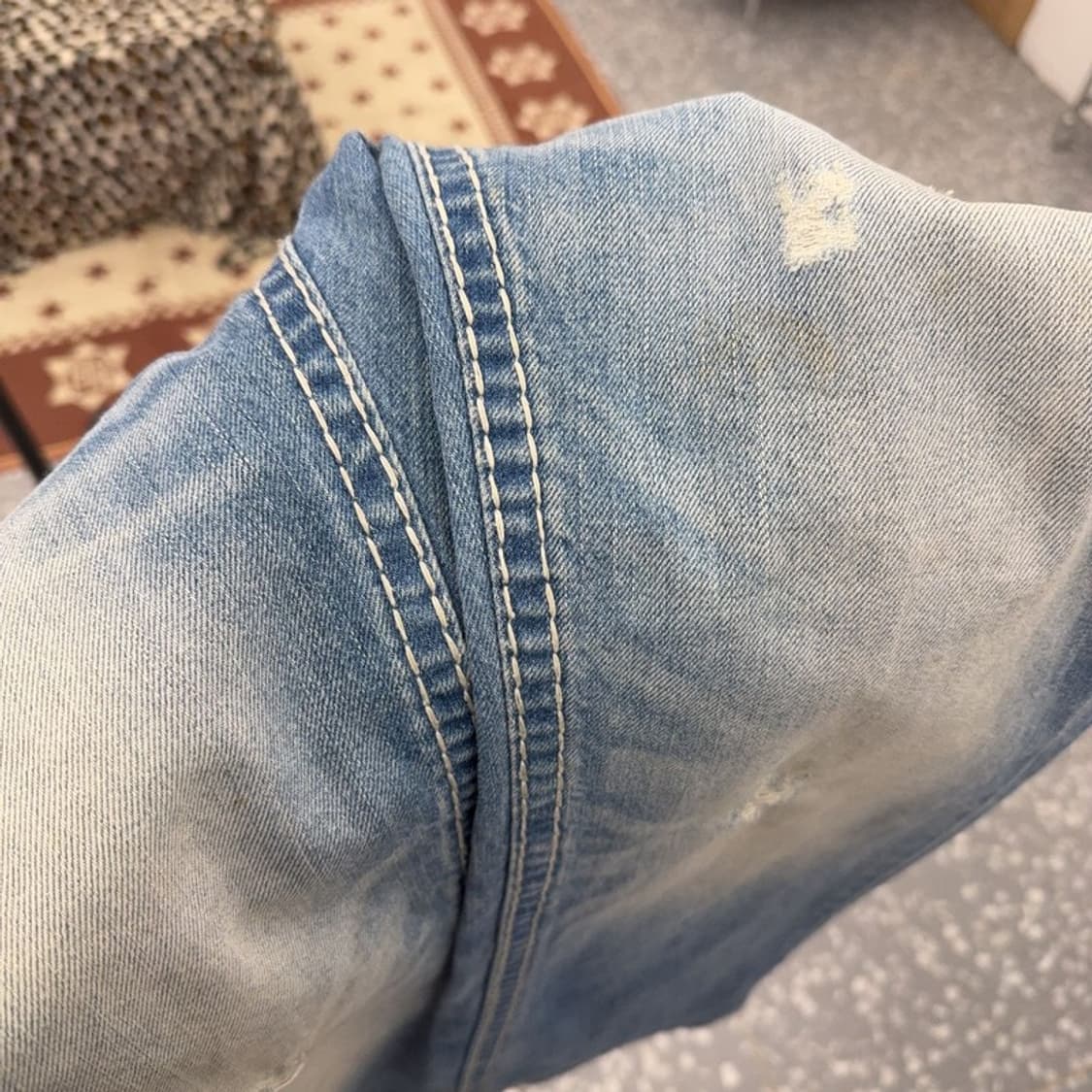 트루릴리전 빌리슈퍼티 Y2K 데미지 데님 청바지 28인치 C09134 상품이미지9