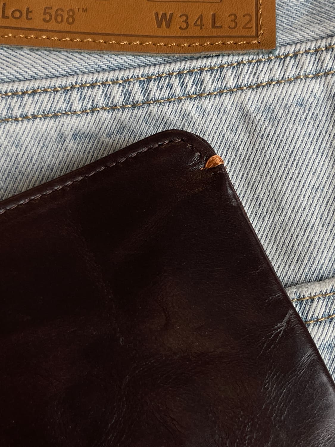 오일 풀업 가죽지갑  상품이미지3