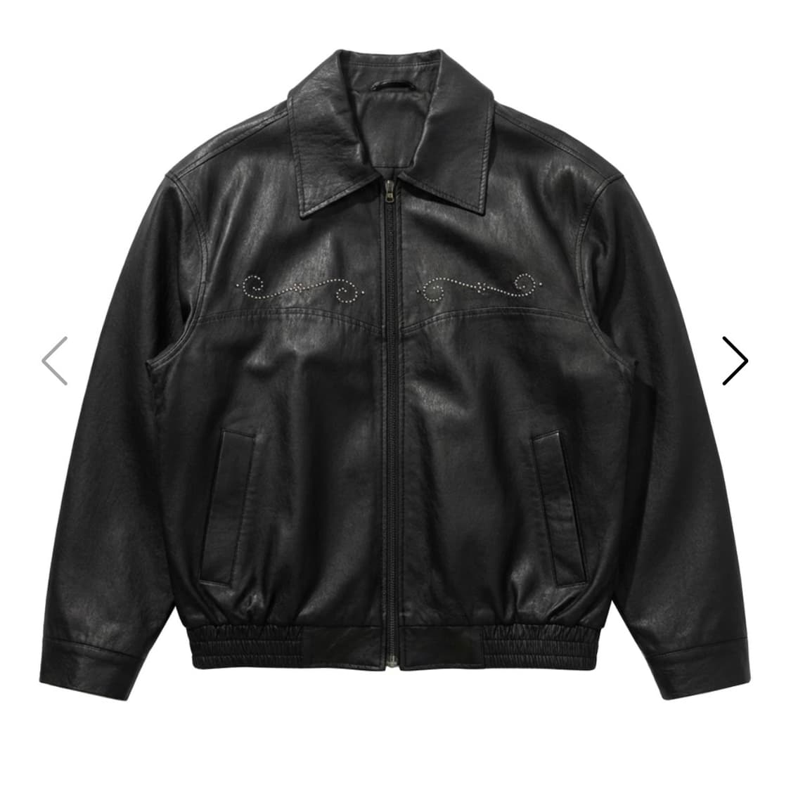 벤에시 Studded Western Leather Jacket 상품이미지2