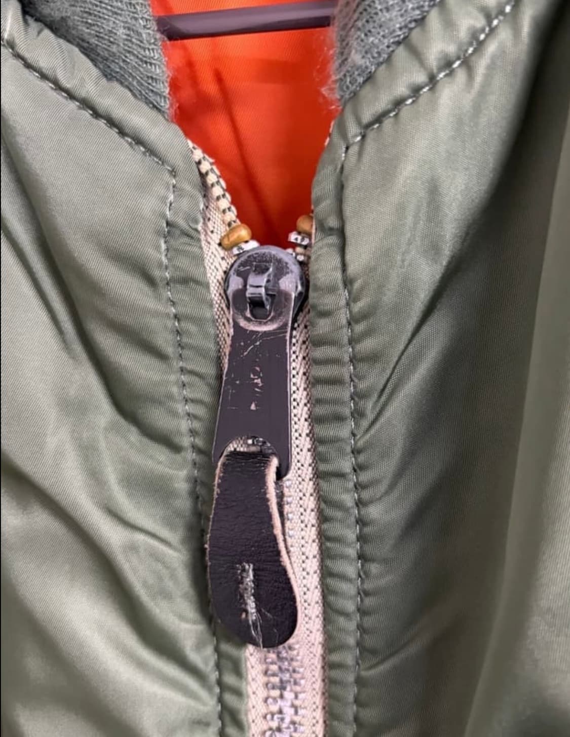 80s 알파 인더스트리 ma-1 USA 상품이미지3