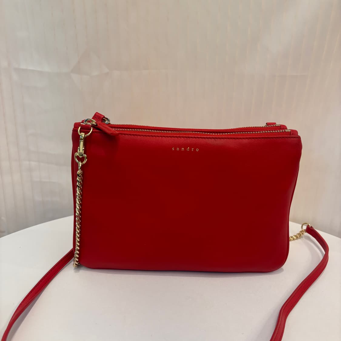 정품 산드로 체인 크로스백 상품이미지2