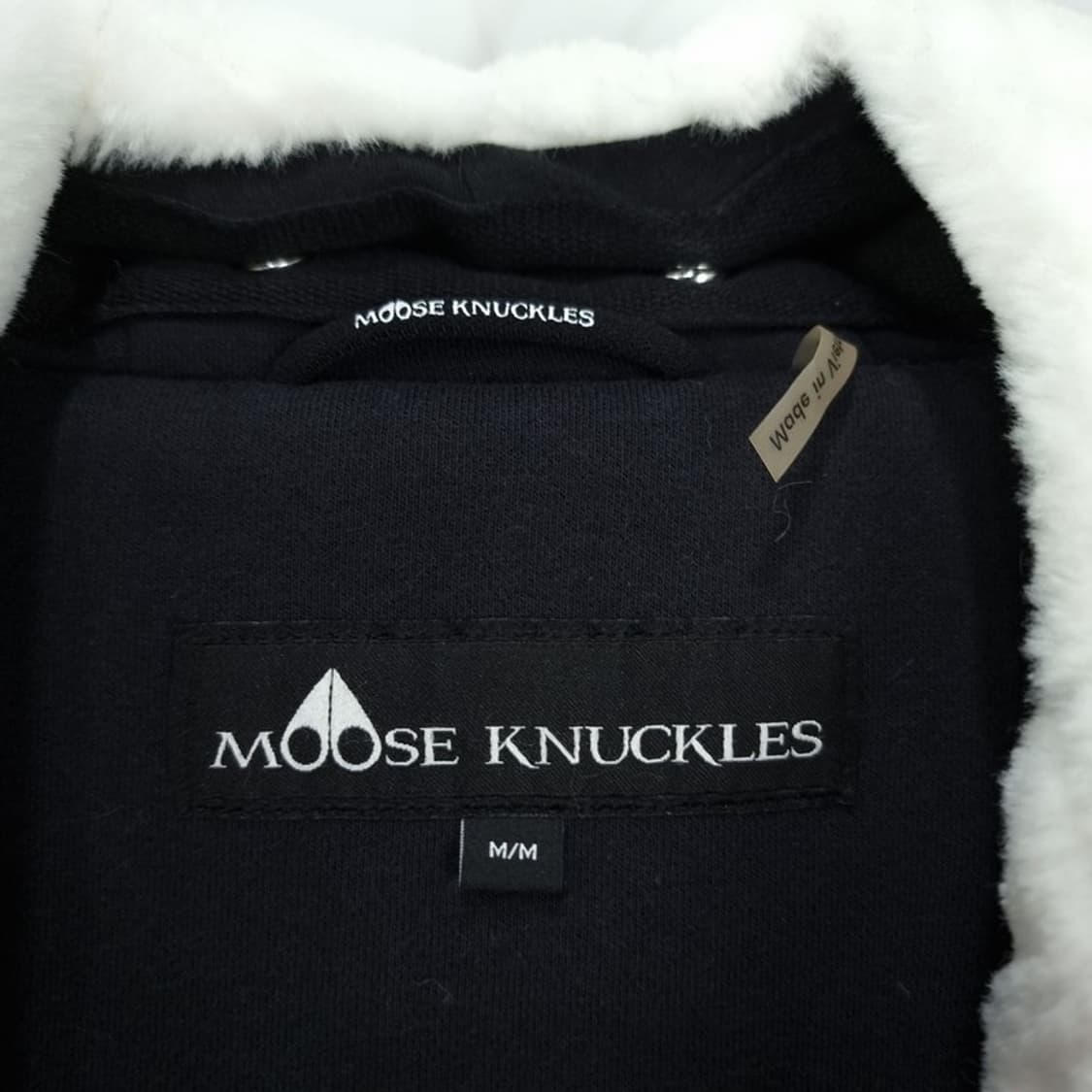 [무스너클] 버니스웨터 후드 집업 블랙 P01518 상품이미지7