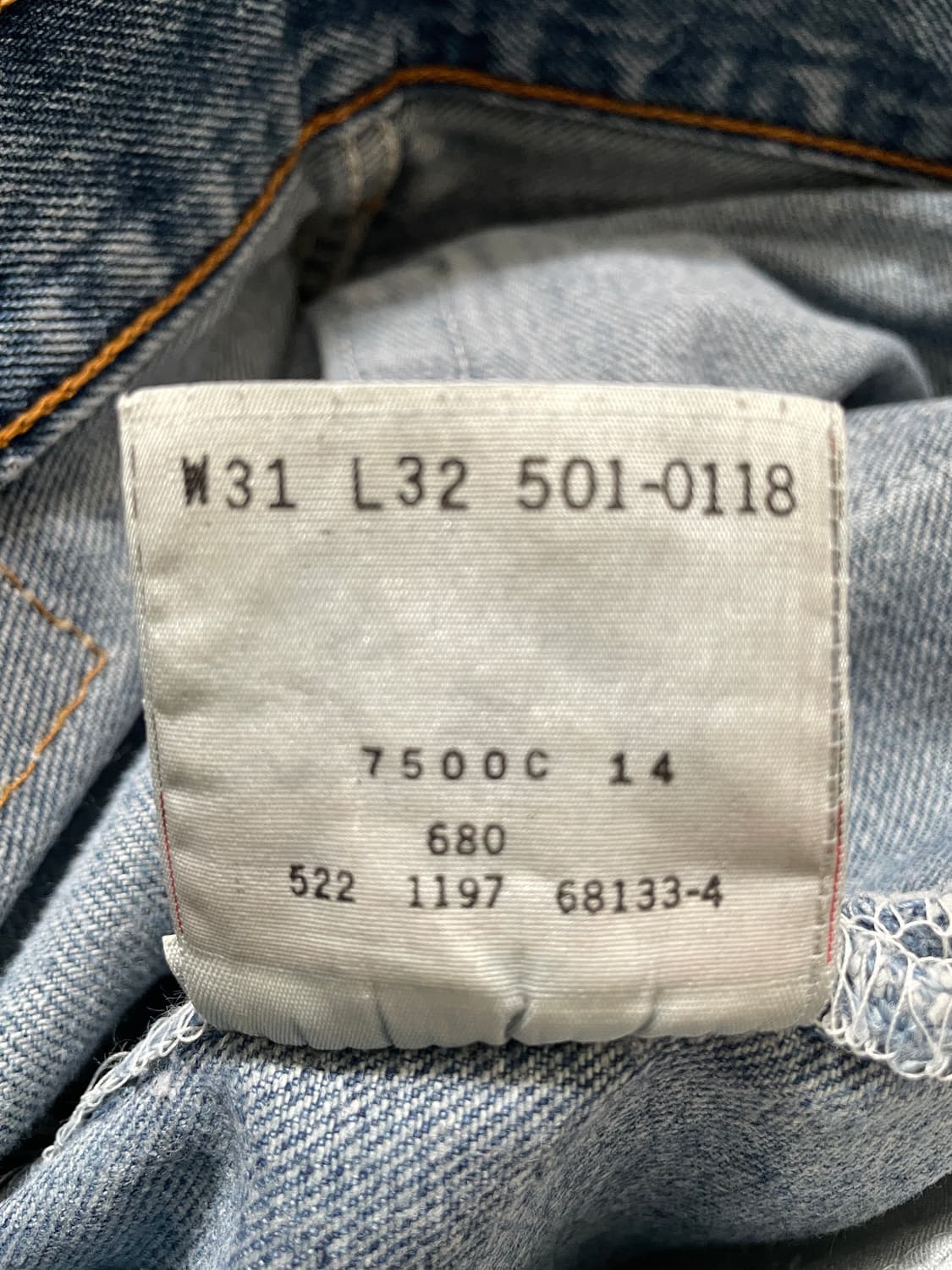 90s made in usa 빈티지 미제 리바이스 501 상품이미지4