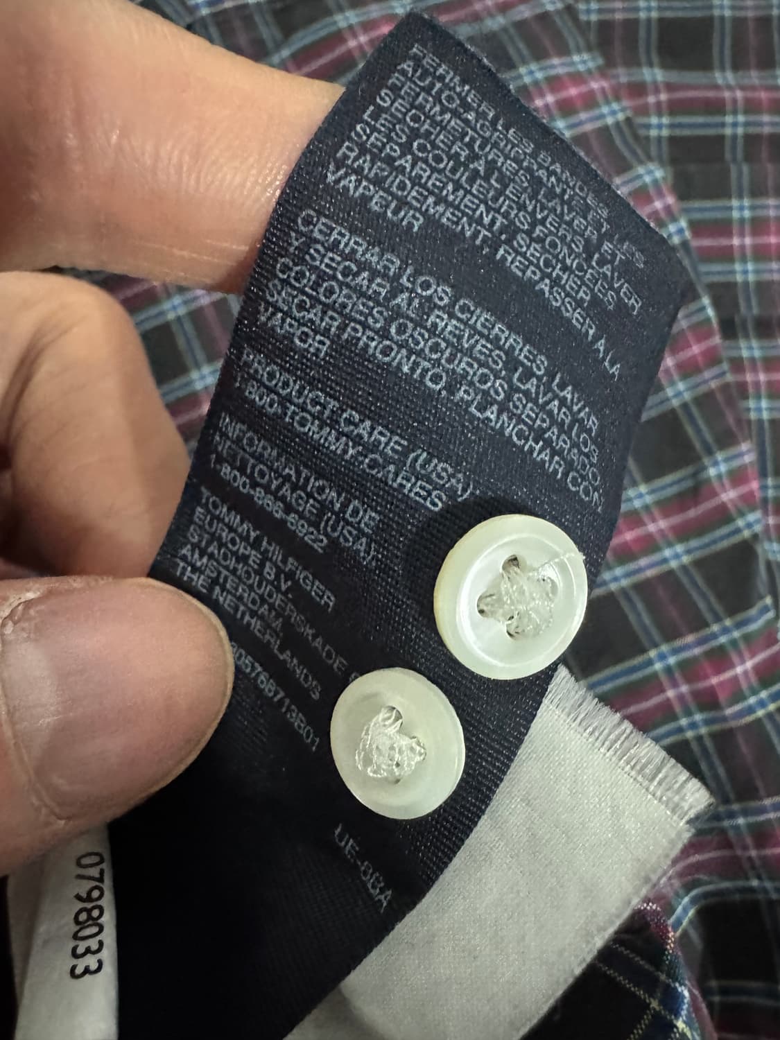 타미 Tommy 힐피거 클래식 체크셔츠 L 상품이미지4