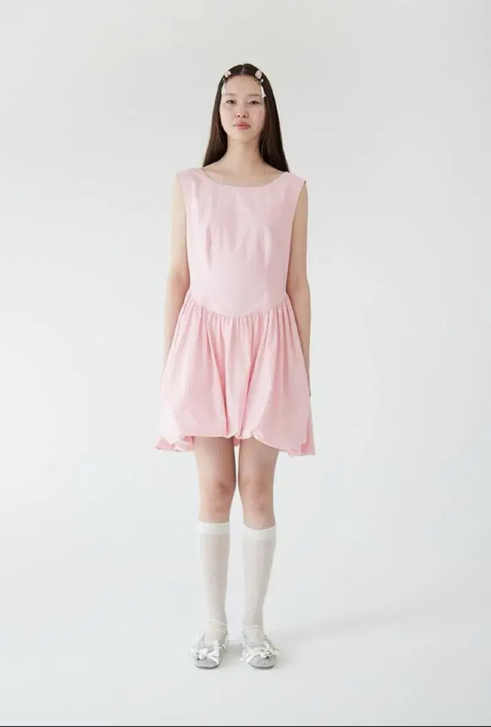 졸리레이드 루루 벌룬 드레스 원피스 핑크 상품이미지1