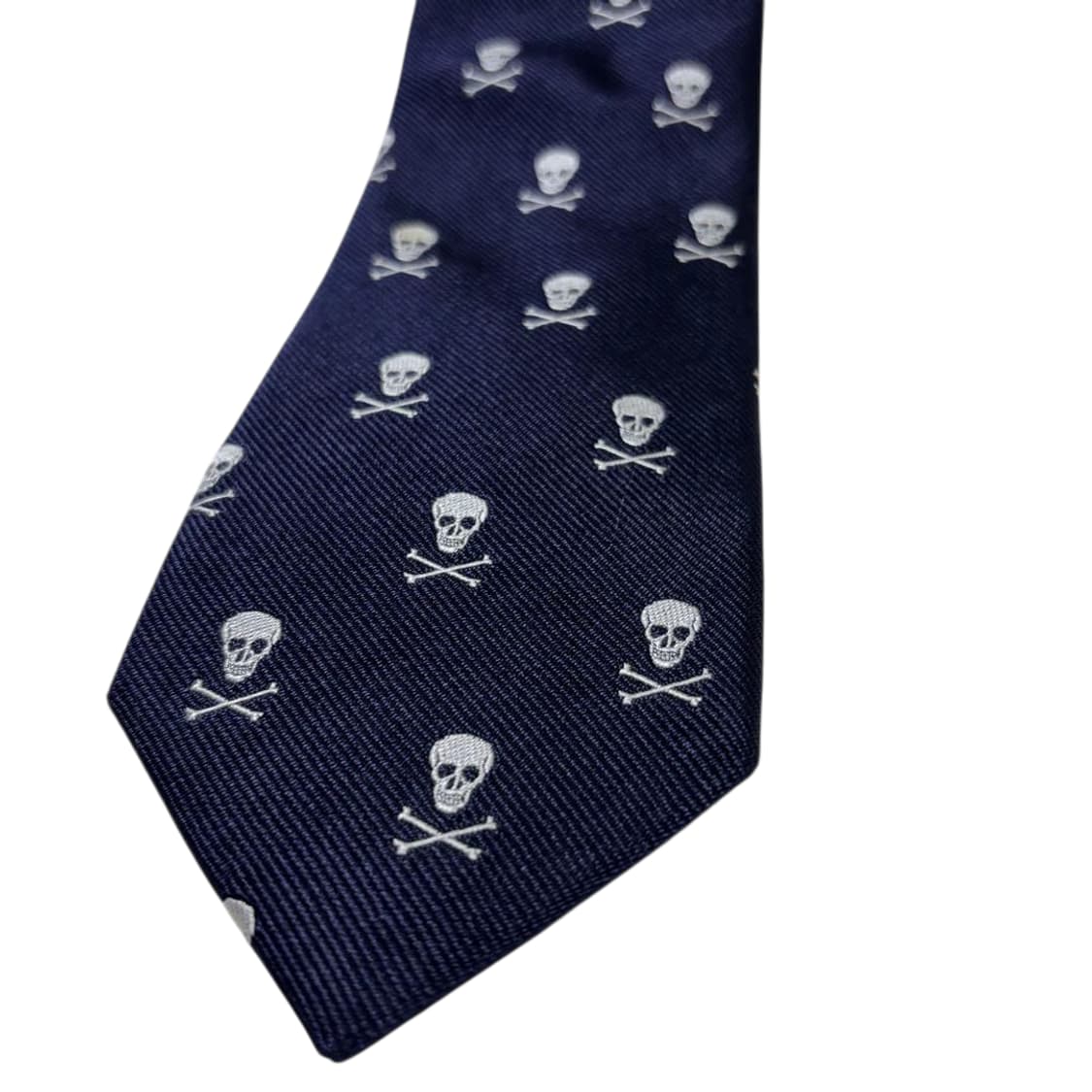 드레익스 바니즈뉴욕 콜라보 스컬패턴 실크 넥타이 상품이미지3