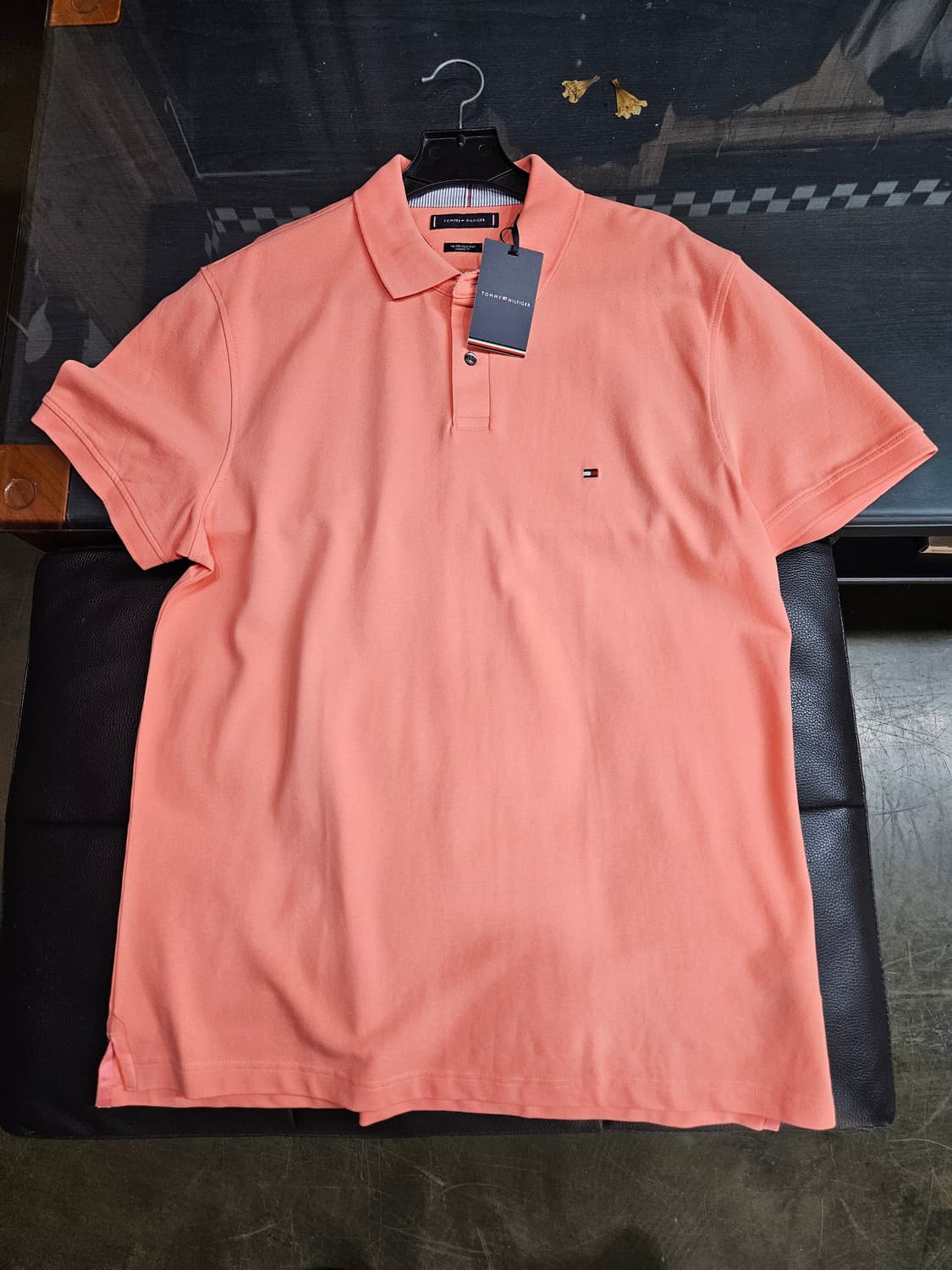 타미힐피커 핑크 남성 110 카라반팔티  상품이미지1