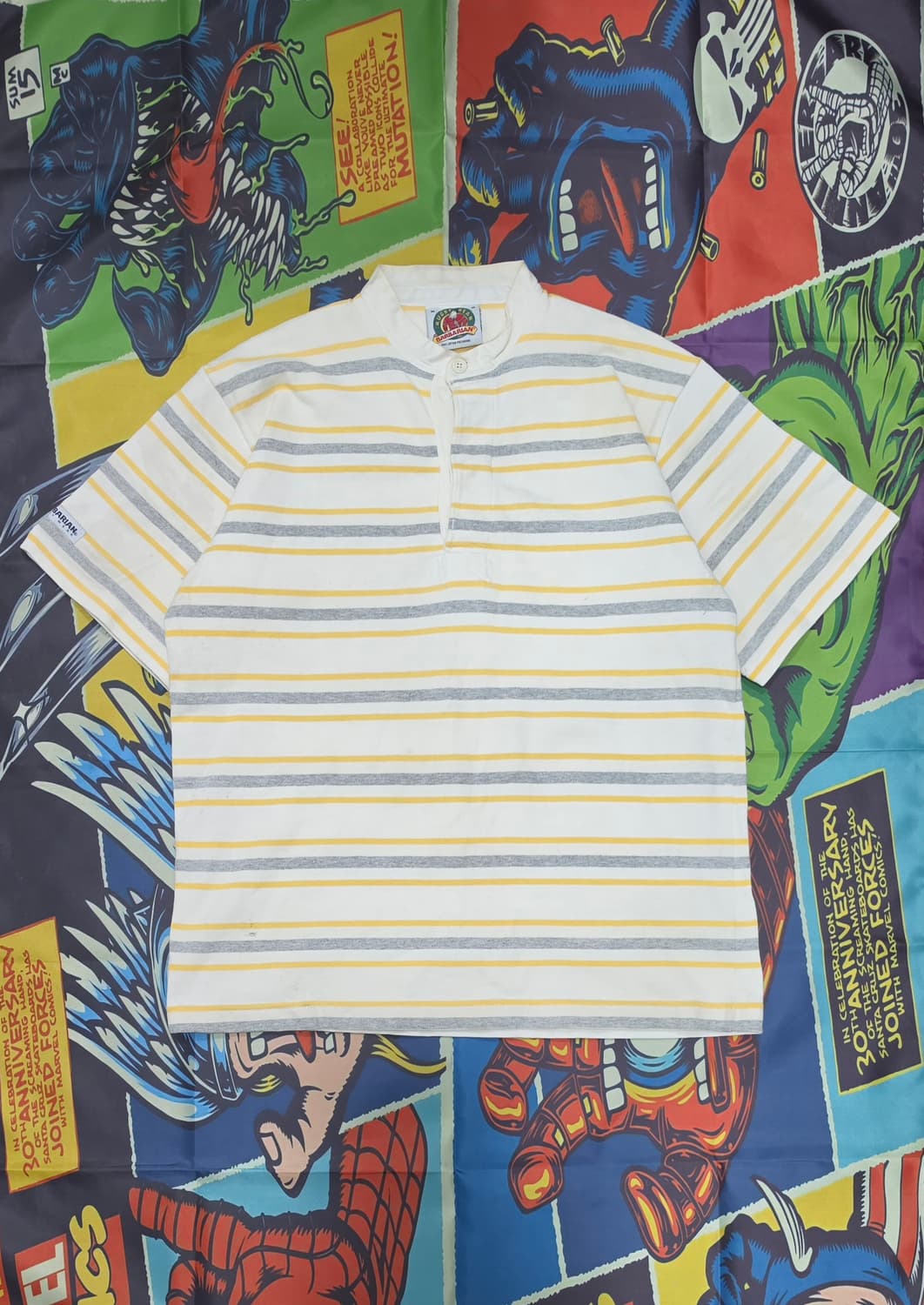 90's Barbarian  RUGBY WEAR 헨리넥 M 상품이미지1