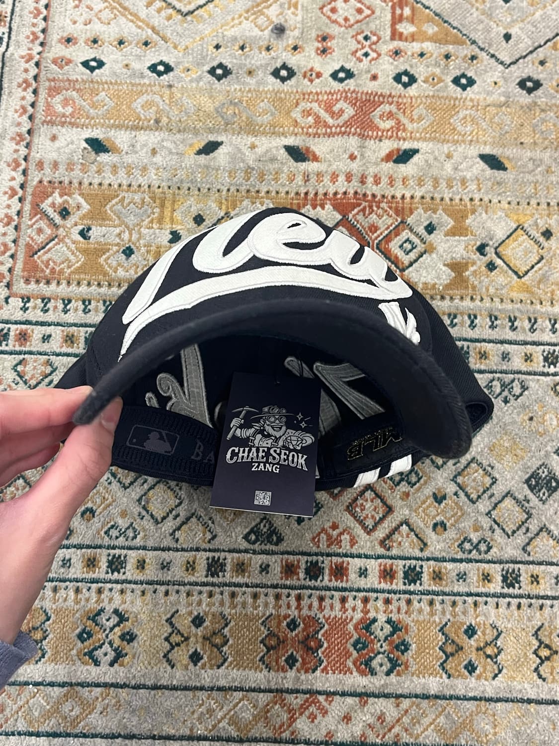 MLB 뉴욕 레터링 볼캡 블랙 M-XL #csz3775 상품이미지6