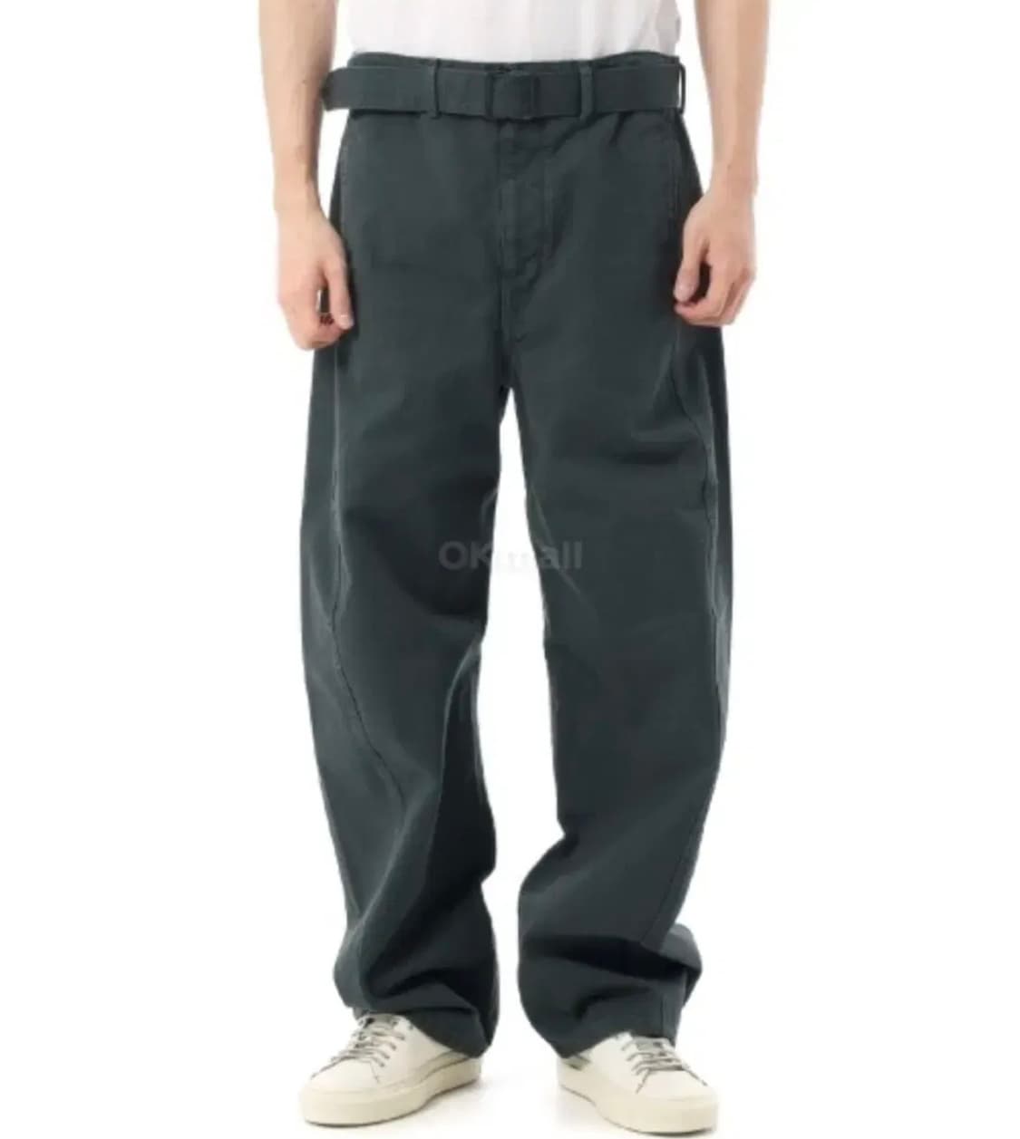 르메르 트위스티드 벨티드 팬츠 카본 블루 상품이미지1