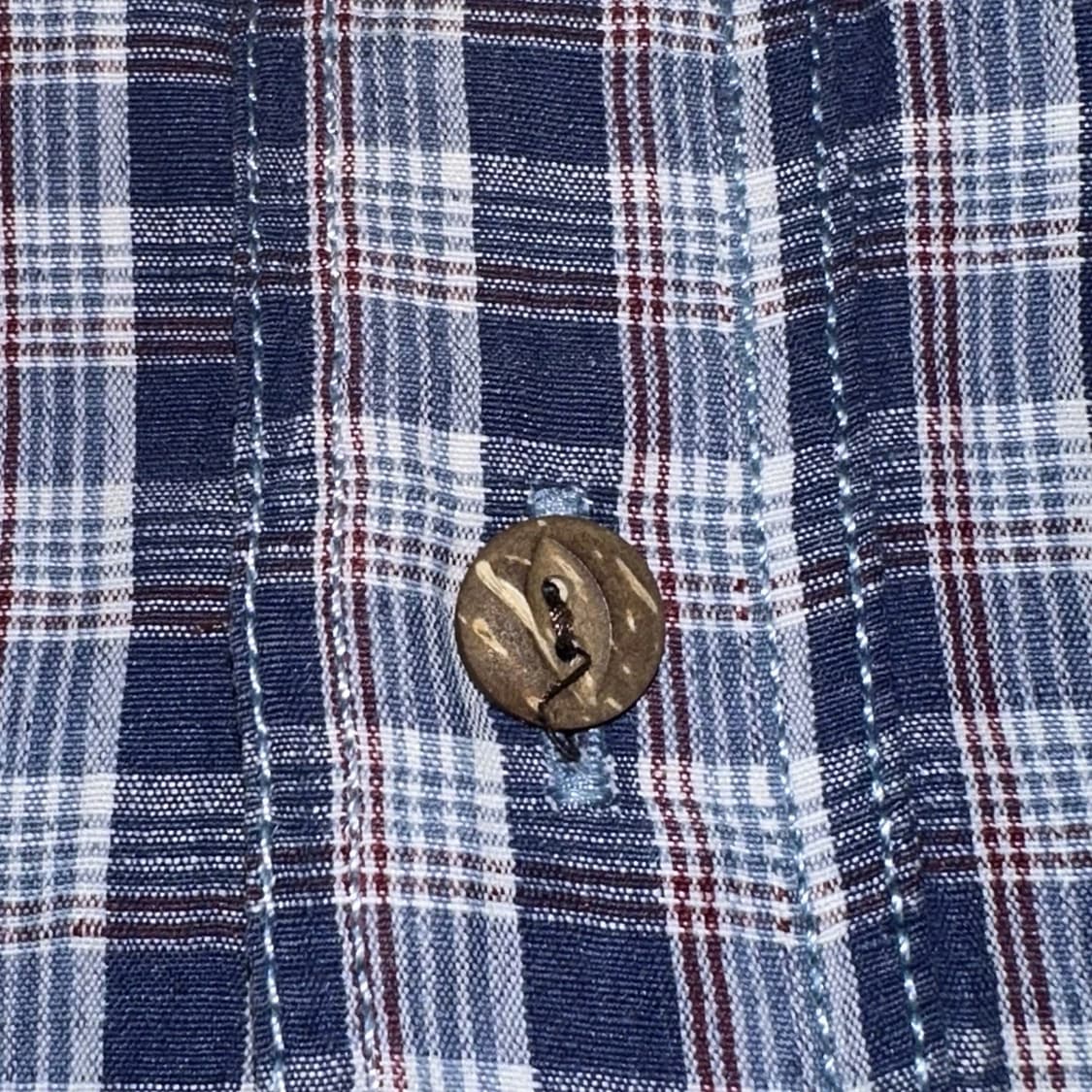 RRL 더블알엘 코튼 린넨 워크셔츠 블루 상품이미지5