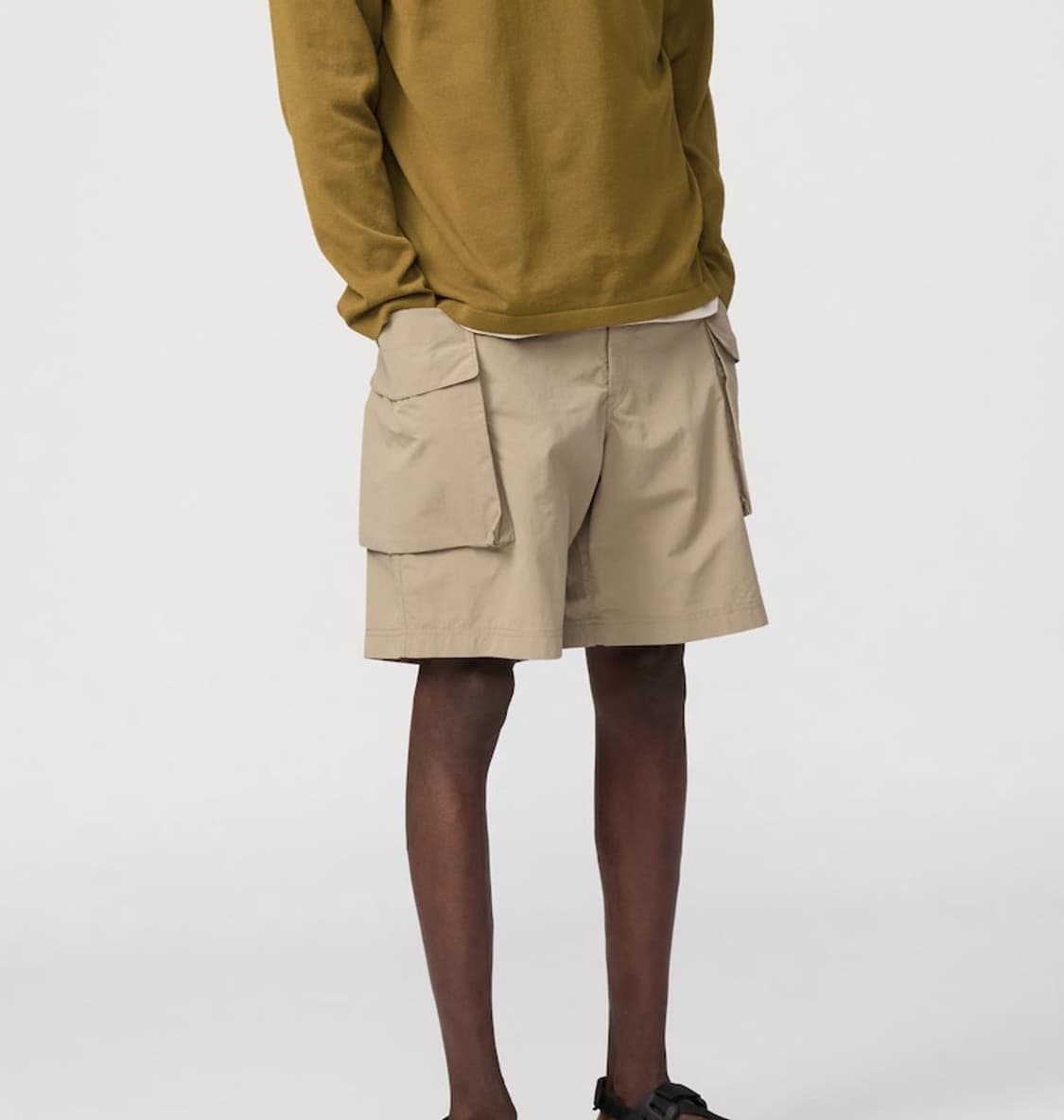 유니클로U 파라슈트 카고 쇼트팬츠 베이지 M사이즈 상품이미지1