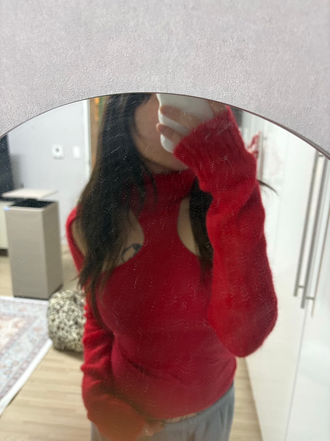 📍오늘까지만 할인📍기마구아스 레드 홀터넥 탑 볼레로 세트 상품이미지8