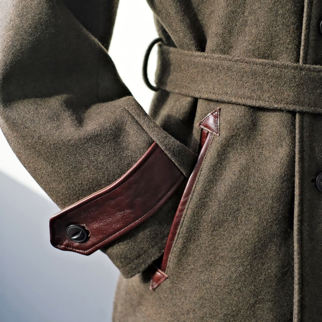 버즈릭슨 미해군 수송기용 플라잉 멜튼울코트 42사이즈 상품이미지3