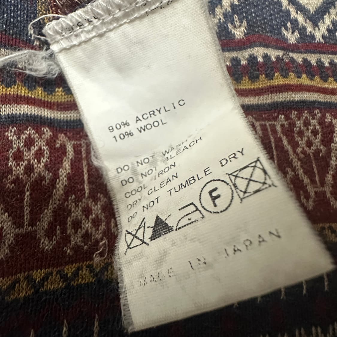 EDIFICE japan made acrylic cardigan 상품이미지4