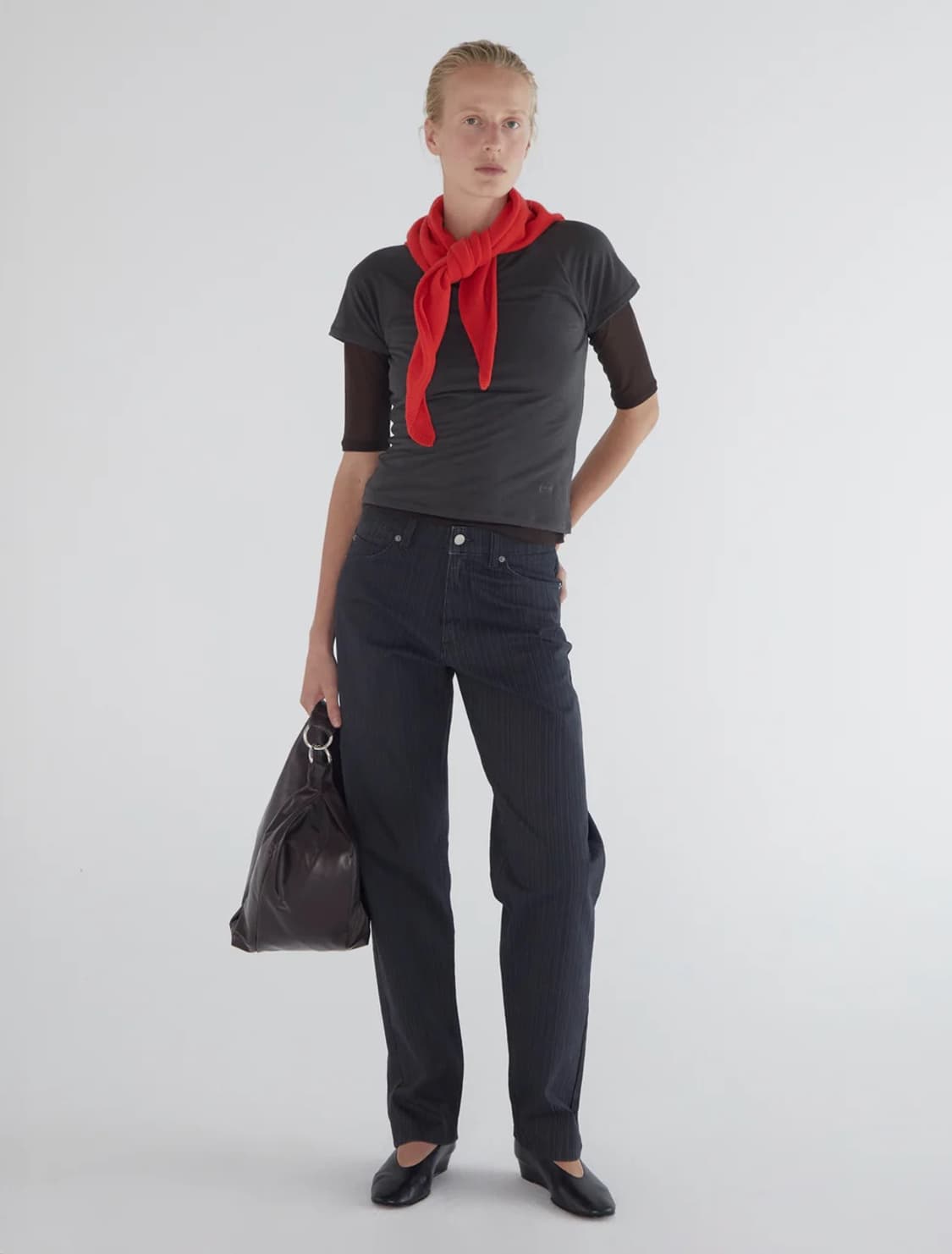 팔로마울 Prima 울 스카프/레드 상품이미지3