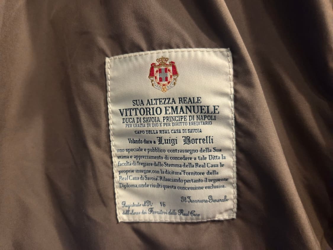 루이지 보렐리 트위드 다운자켓  상품이미지6