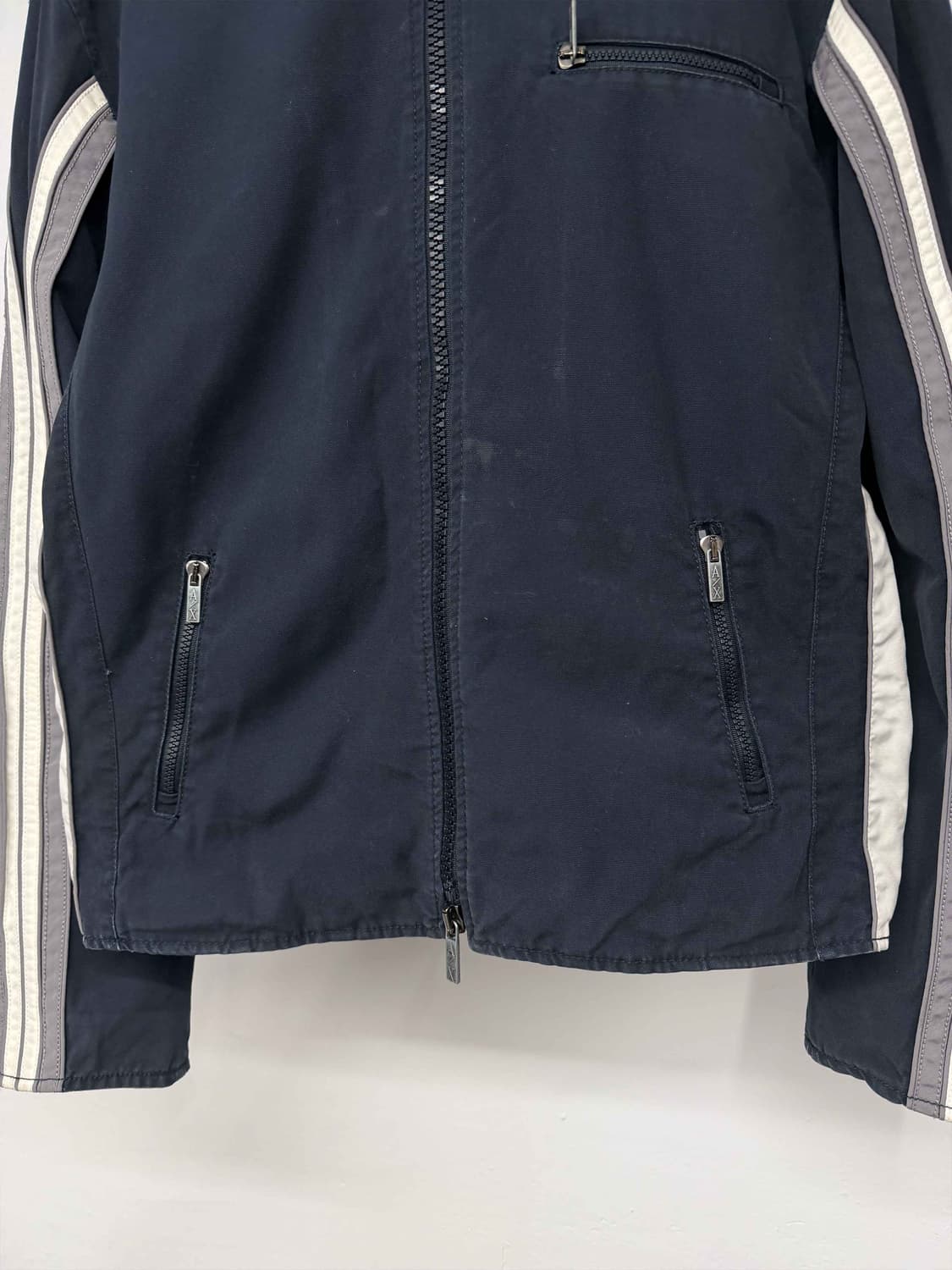 90s 아르마니 익스체인지 코튼 바이커자켓 상품이미지4