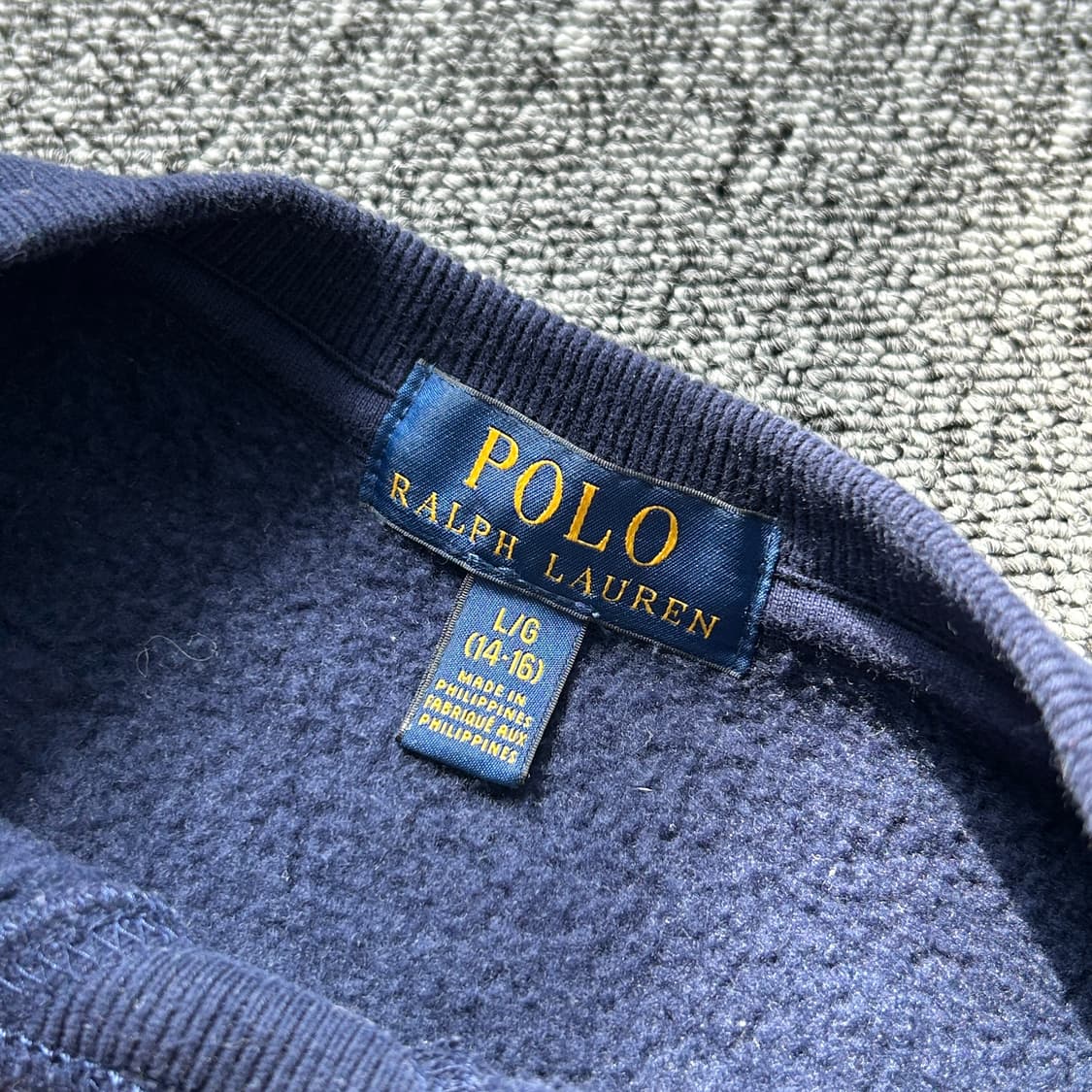 폴로 랄프로렌 베어 네이비 맨투맨 상품이미지7