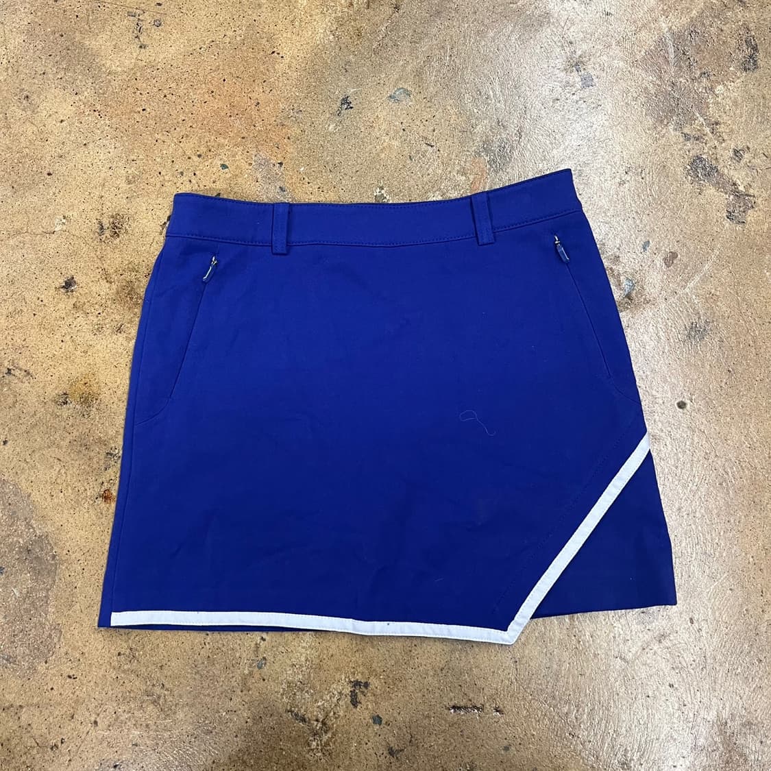 [정품] 타이틀리스트 블루 스커트 치마바지 흰색 라인 포인트 b10 상품이미지2