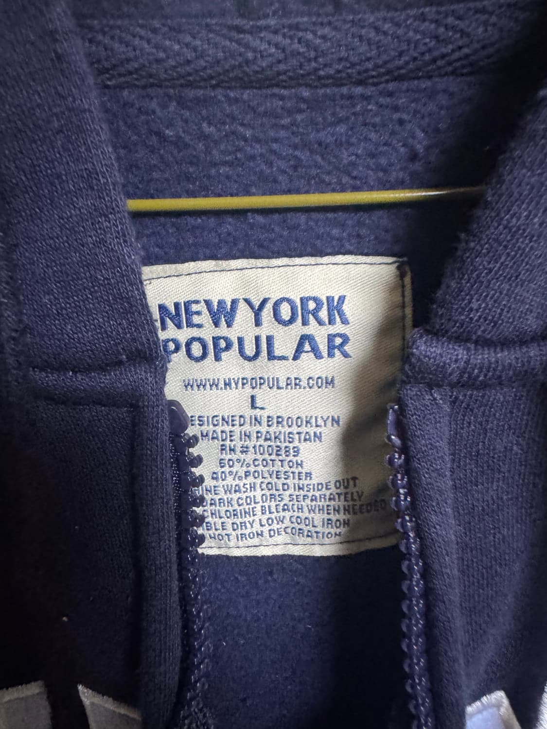 캘리포니아 네이비 후드집업 [L] 상품이미지2