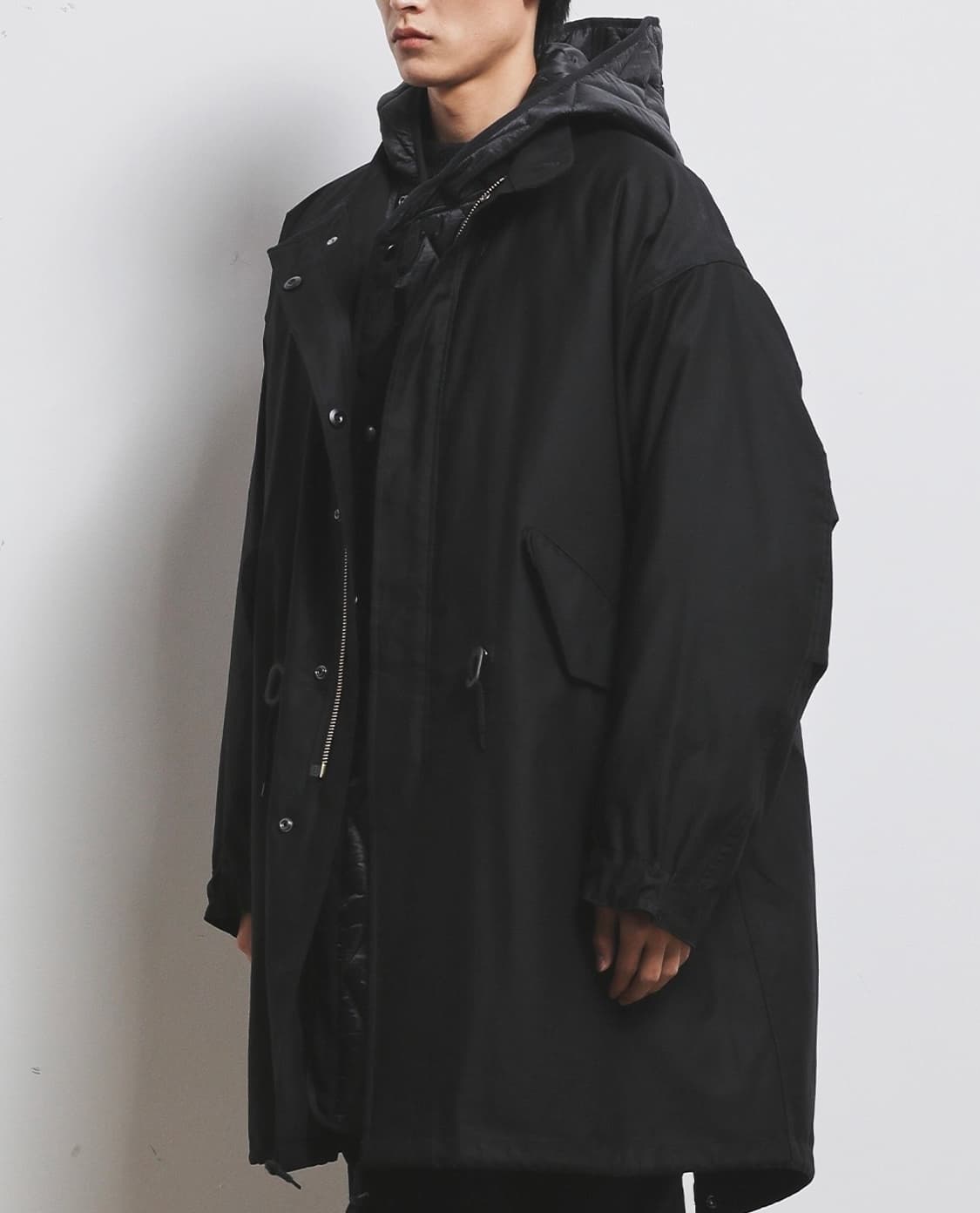 COTTON BACK SATIN M65 FISHTAIL PARKA 상품이미지4