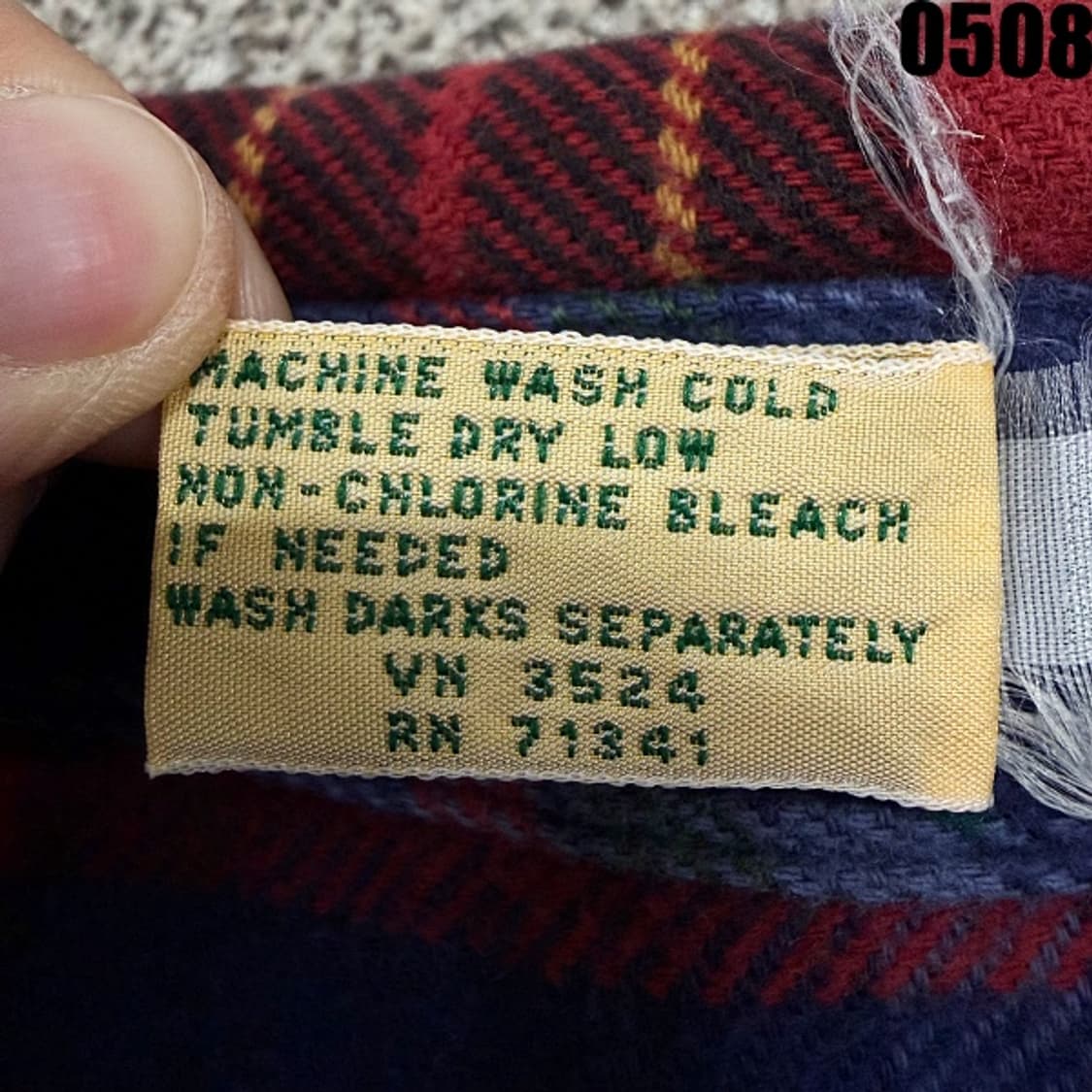 L.L.Bean 체크패턴 플란넬 셔츠 XXL 0508 상품이미지5