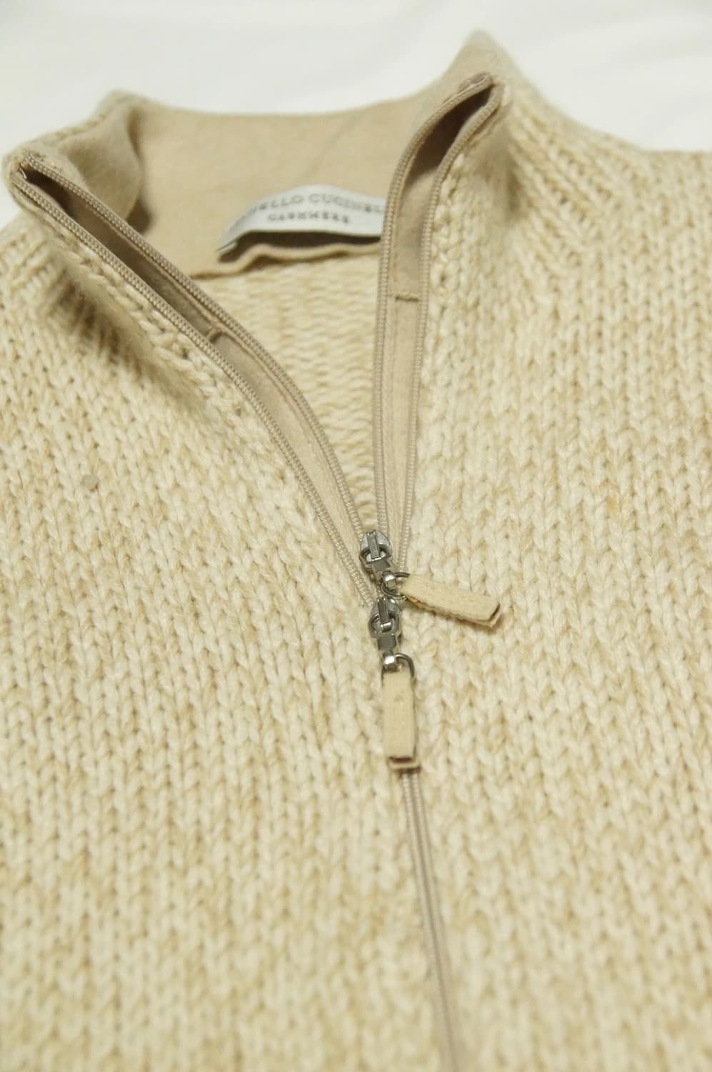 브루넬로 쿠치넬리 캐시미어 트위드 집업 자켓 상품이미지4