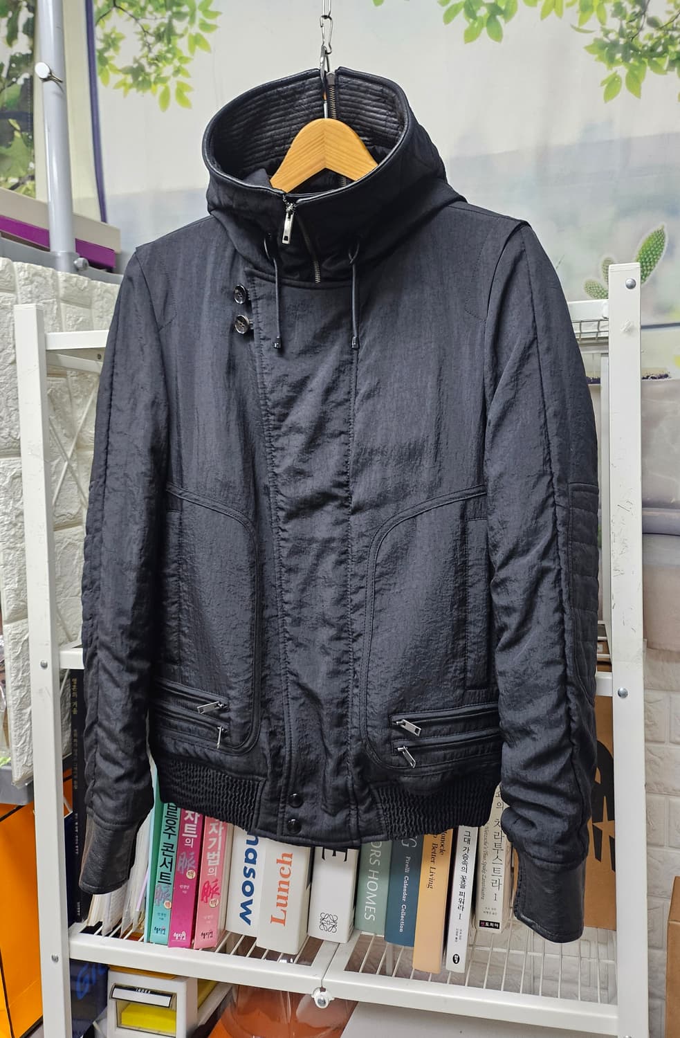 솔리드옴므 우영미 남성 패딩점퍼 자켓 슬림핏100 후드점퍼 XD40 상품이미지2