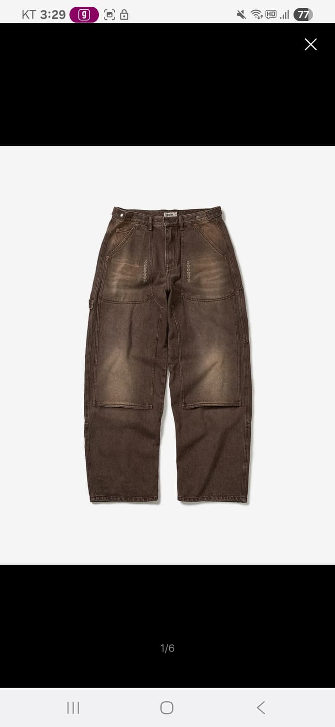 카락터 double knee denim work pants 상품이미지2