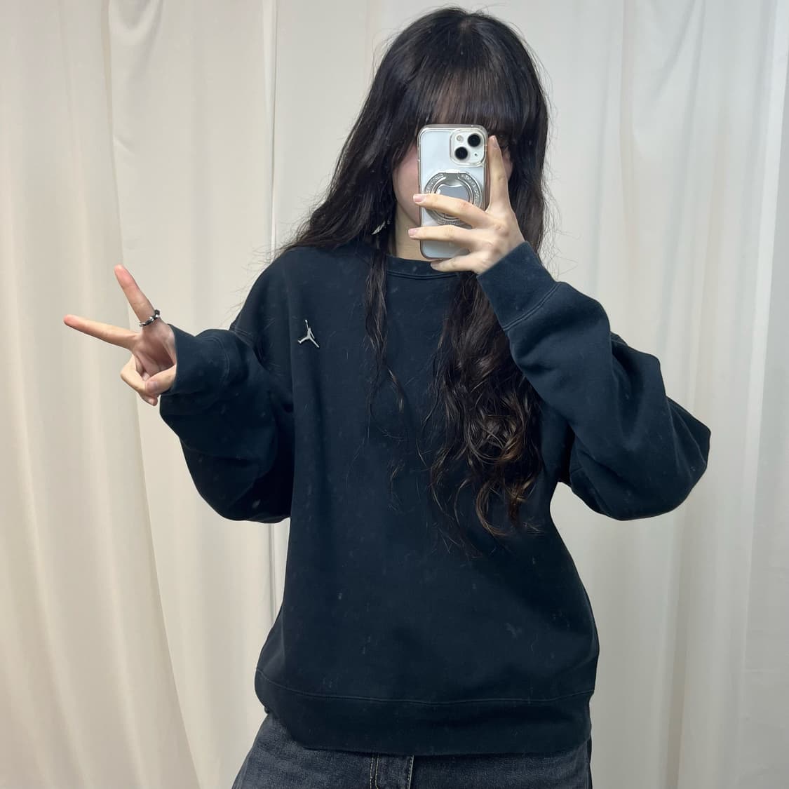 Jordan Black Sweatshirt 상품이미지1